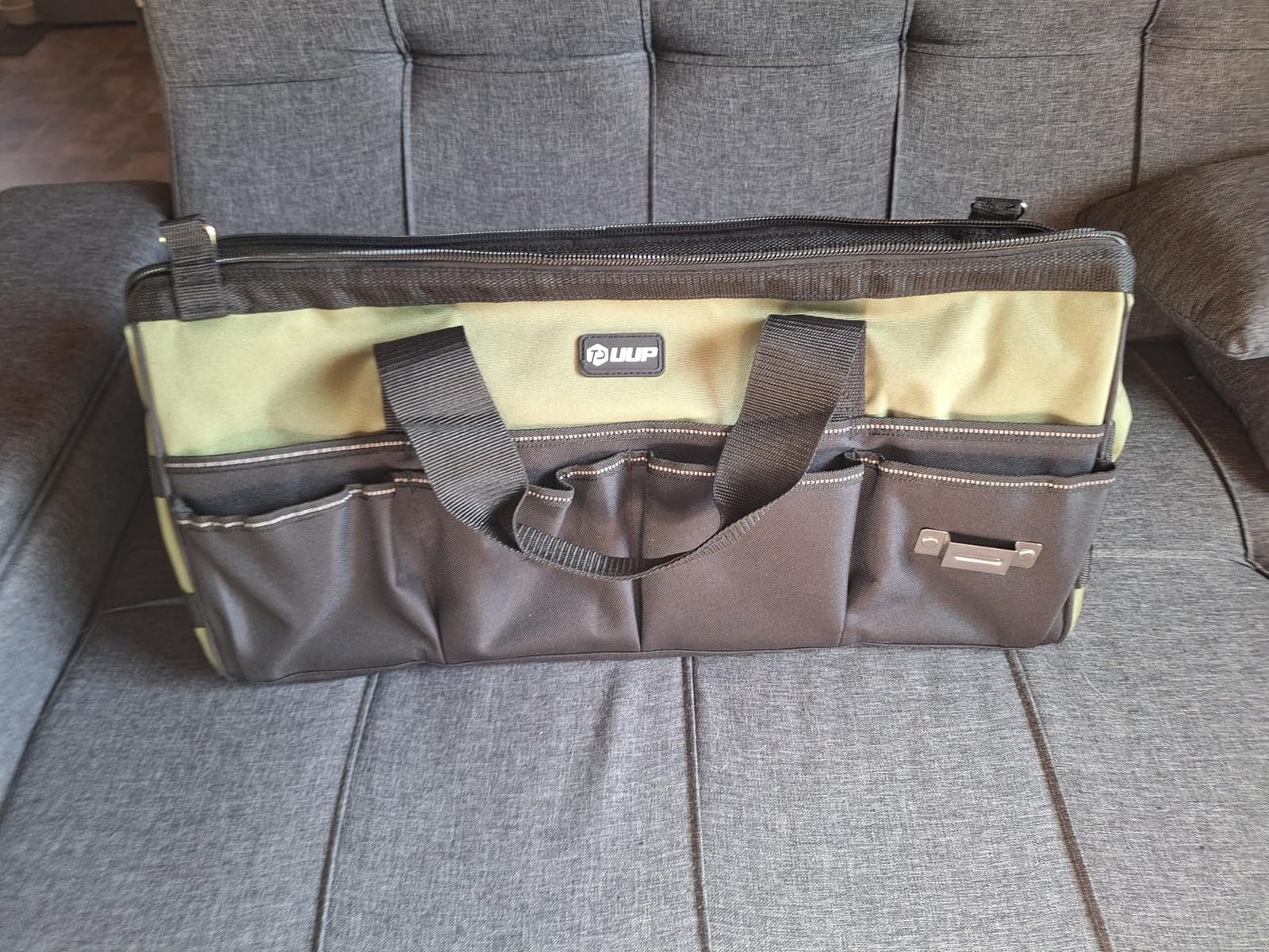 UUP Heavy Duty Tool Bag 15Inch, 16-Pocket Portable Empty Tool Box Organizer customer photo 2