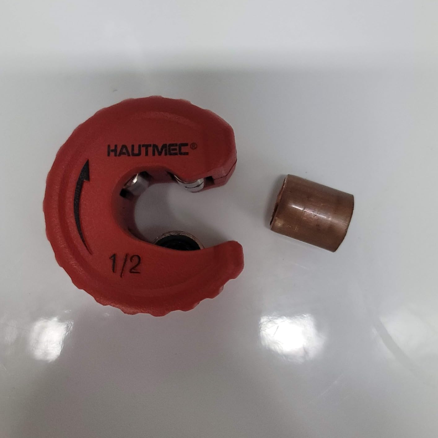 HAUTMEC Copper Tubing Cutter Set 3 PCS Copper Pipe Cutter Tool, In Portable Storage Case, Includes 1/2 in., 3/4 in., and 1 in. Cutters, Reaming Pen, 3 Spare Cutting Wheels, 1 Spare Deburring Blade customer photo 1