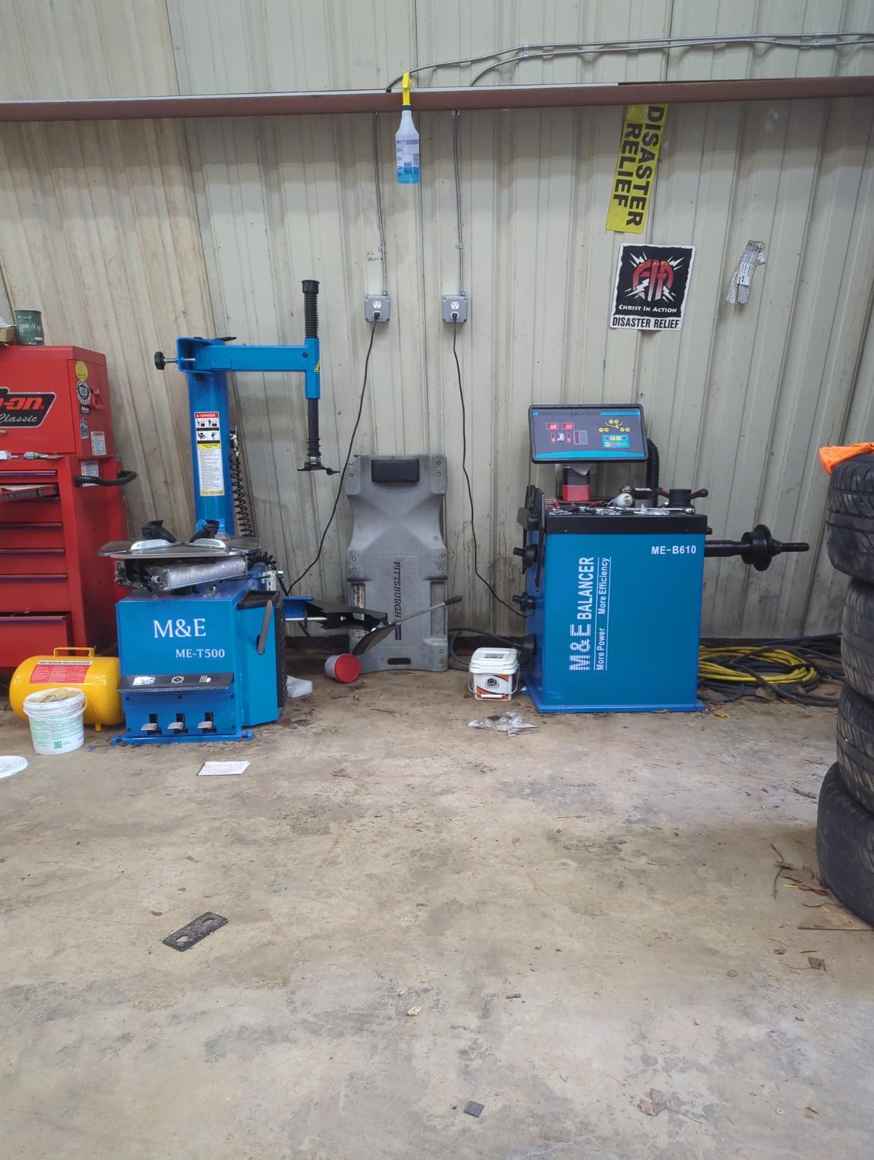 KATOOL ME-T500 2.0HP Tire Changer Machine with 24”Turn Table and ME-B620 Wheel Balancer Machine Tire Repair Wheel Changers Combo Garage Equipment (ME-T500 & ME-B620) customer photo 1