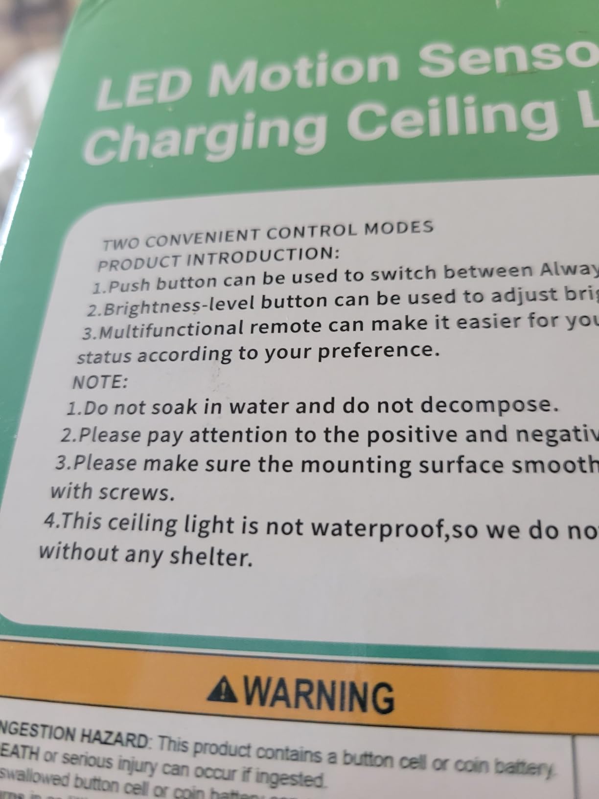 Combuh Rechargeable Shower Light Inside Waterproof Battery Operated customer photo 1