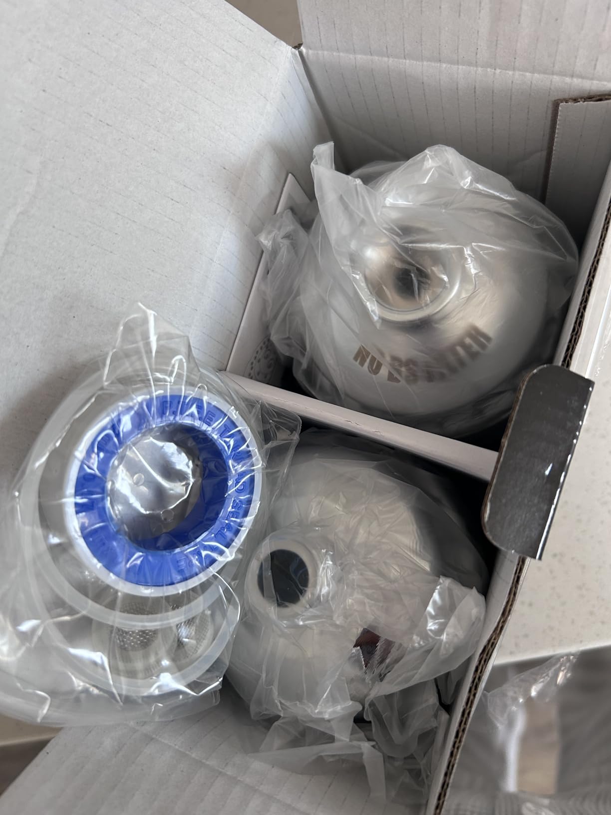 weAQUA Heavy Duty Shower Filter Family 2 PACK – 99% Removal for Hard Water, Chlorine, Fluoride, Heavy Metals, Micro-life, Organics and More | Reduces Dry, Itchy Skin, Frizzy Hair customer photo 2