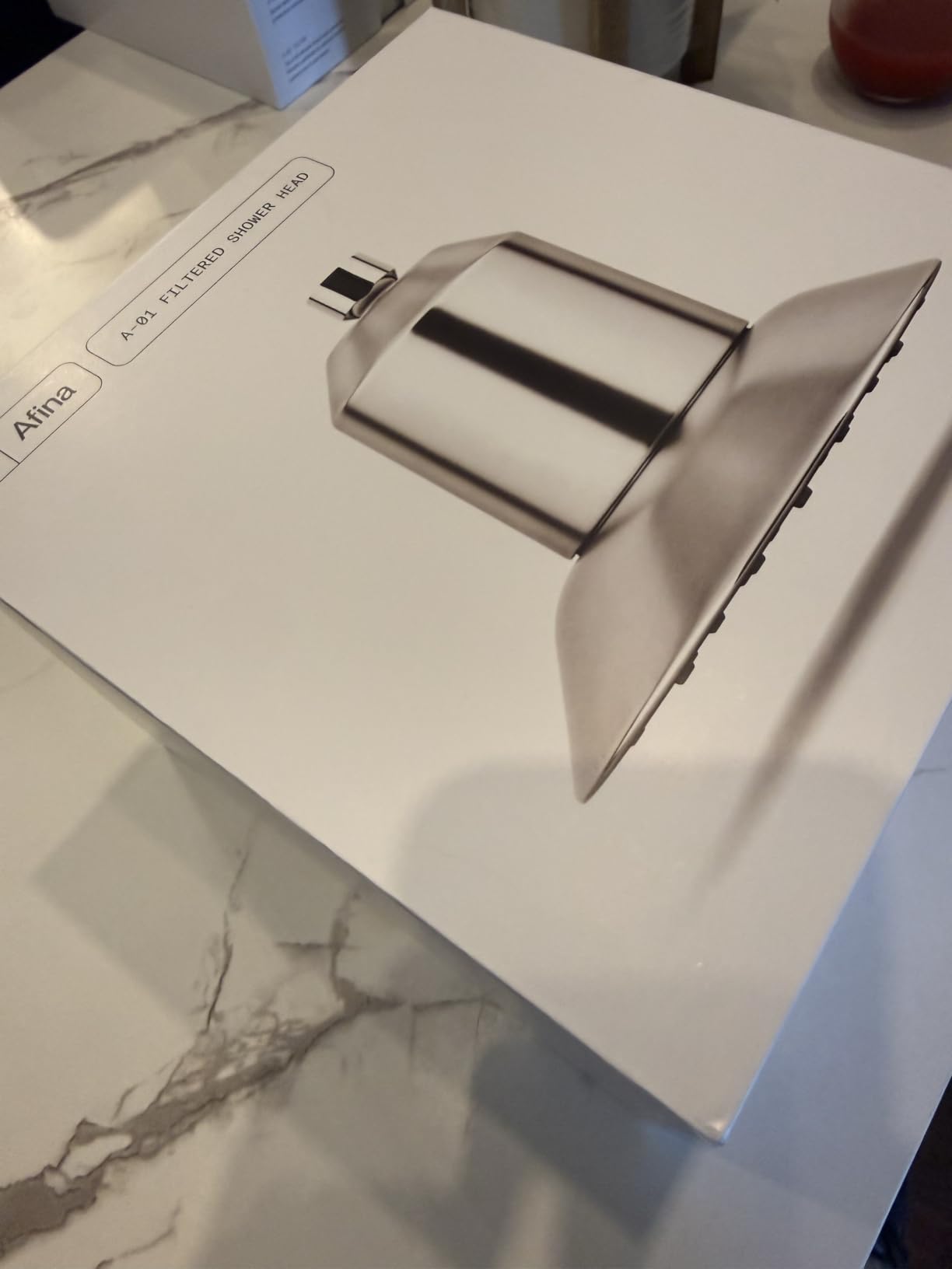 Afina Filtered Shower Head, High Pressure Rainfall (Matte Black) customer photo 1
