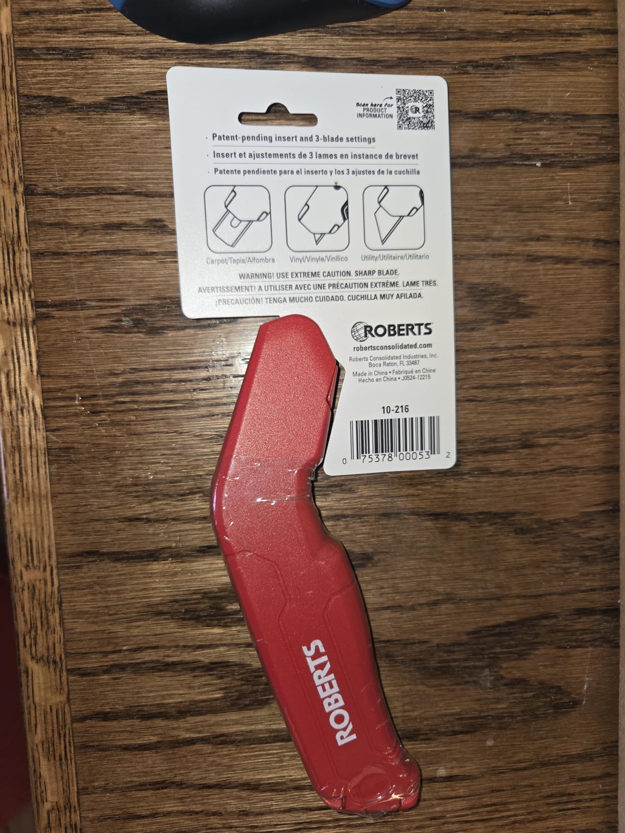 ROBERTS 3-in-1 Carpet, Vinyl, and Utility Knife customer photo 2