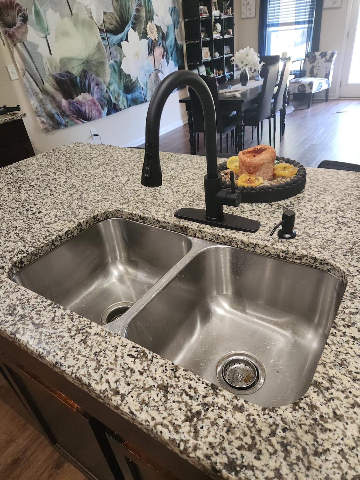 FORIOUS Black Touchless Kitchen Faucet with Soap Dispenser, Hands-Free customer photo 2