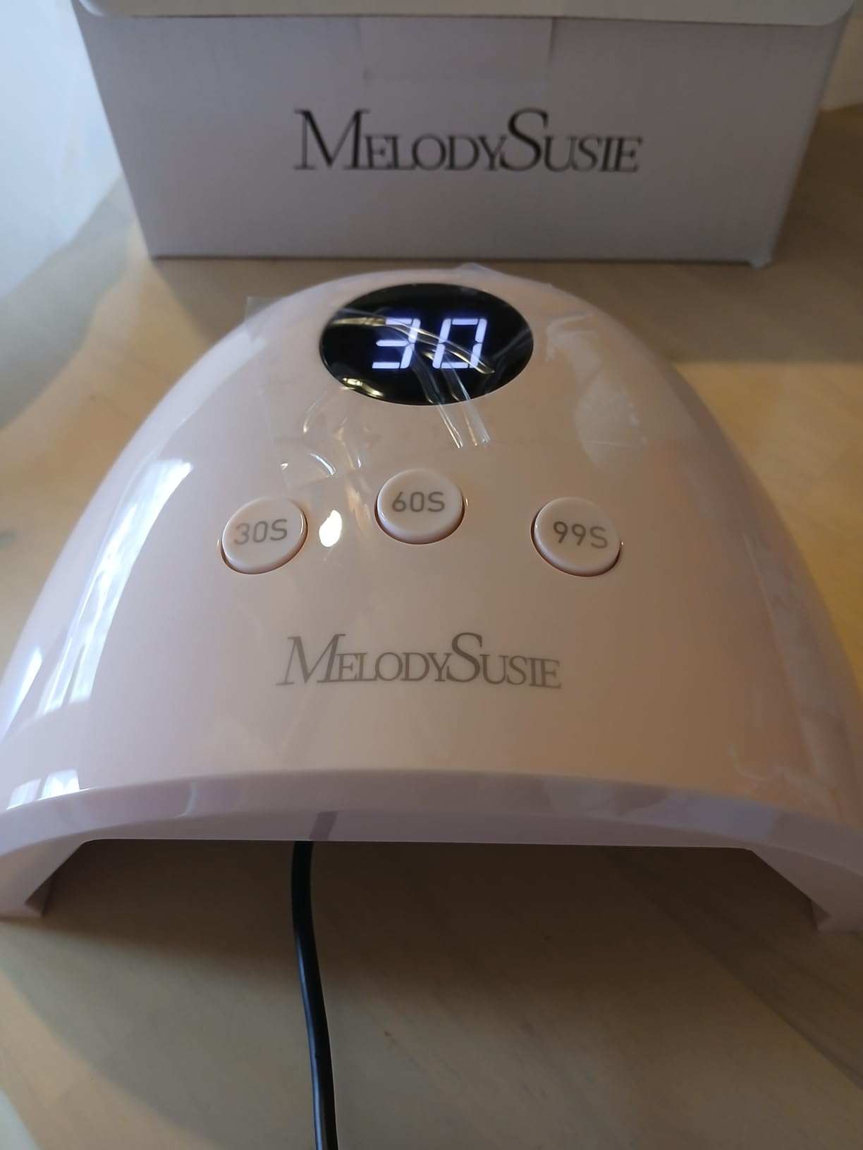 MelodySusie UV Nail Lamp P-Plus30F for Gel Polish-Fits Whole Hand & Feet customer photo 2