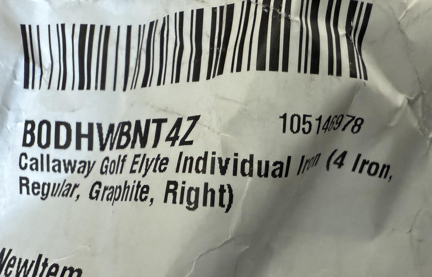 Callaway Golf Elyte Individual Iron customer photo 1