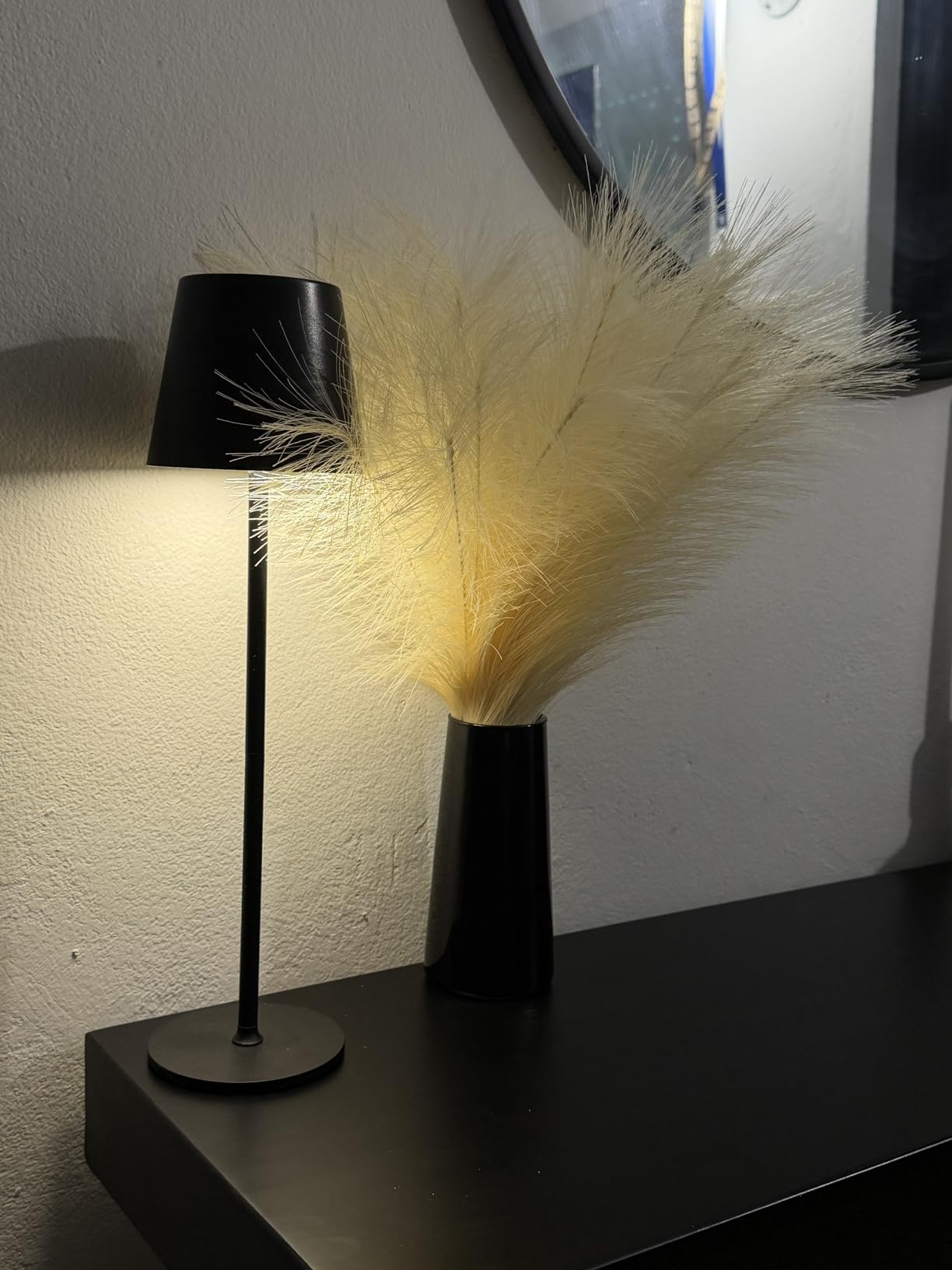 Kakanuo Rechargeable Table Lamp, Cordless Battery Operated Lamps, Black customer photo 2
