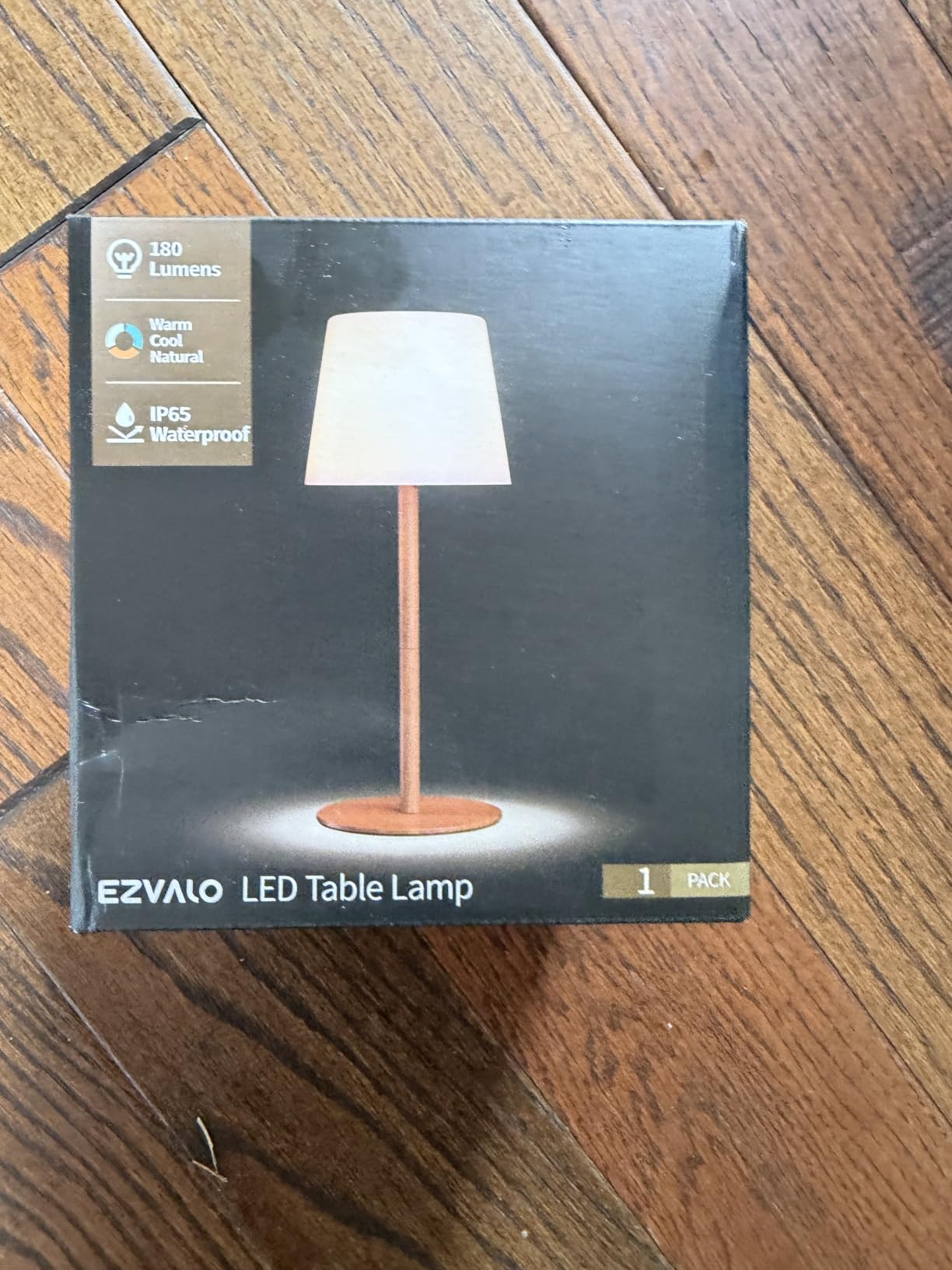 EZVALO Spa-Like Shower Lamp – IP65 Waterproof Bathroom Lamp, Rechargeable Cordless Mood Light, 3 Color Temps for Relaxing Bathroom & Bathtub Experience (1 Pack) customer photo 1