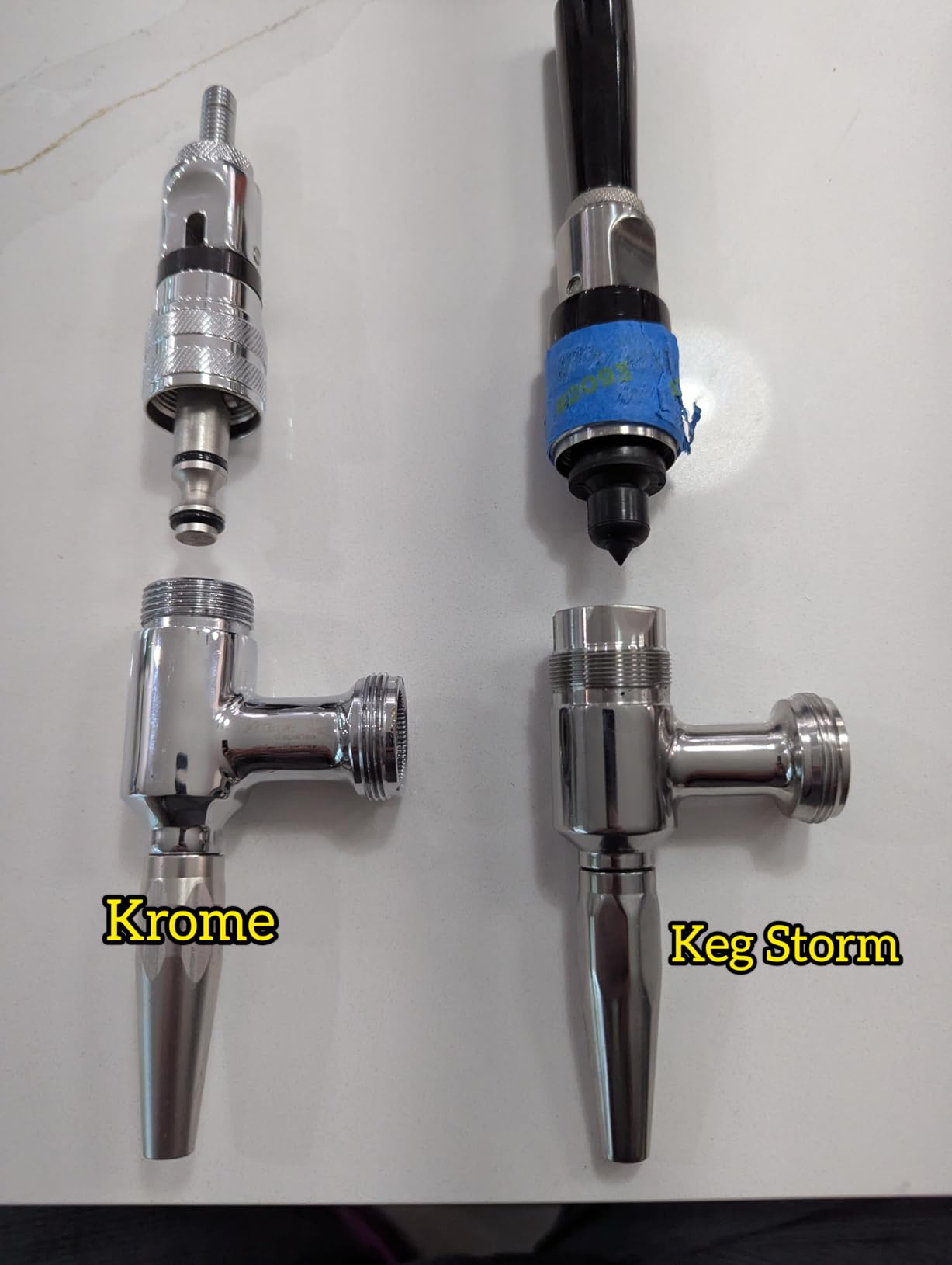 Stout Beer Faucet Nitrogen Coffee Faucet, 304 Steel Nitrogen Coffee Tap, Beer Faucet, Homebrew Nitro Keg Tap customer photo 1