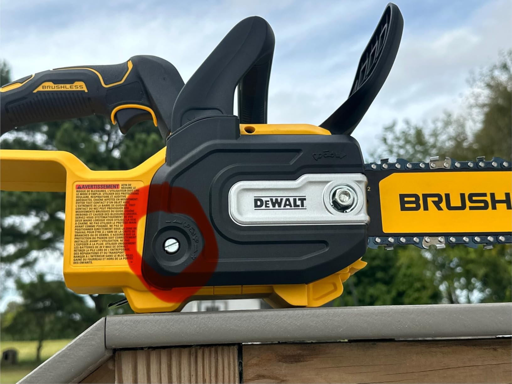 DEWALT 20V MAX 12 in. Cordless Chainsaw, Bare Tool Only (DCCS621B) customer photo 2