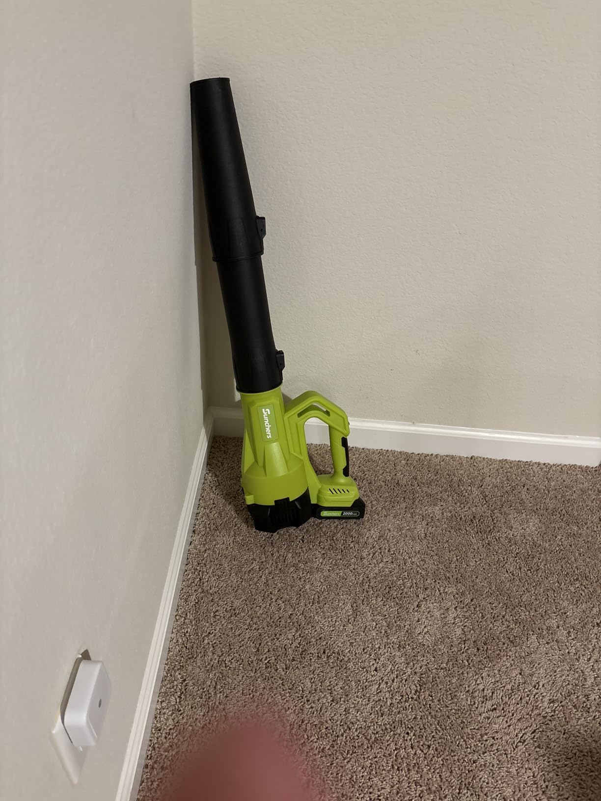 Leaf Blower Cordless with 2 Battery and Charger, Electric Powerful Blower customer photo 1