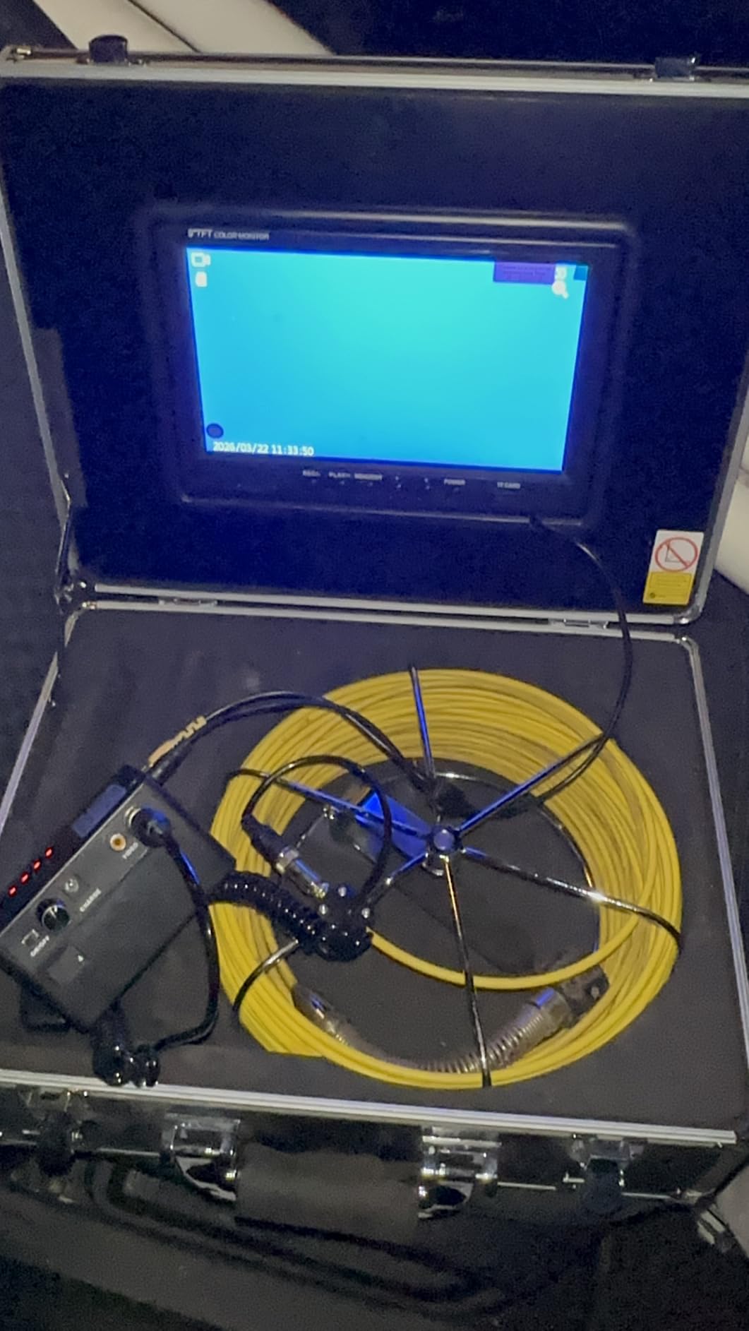 VEVOR Sewer Camera, 100ft Drain Inspection Camera with 7