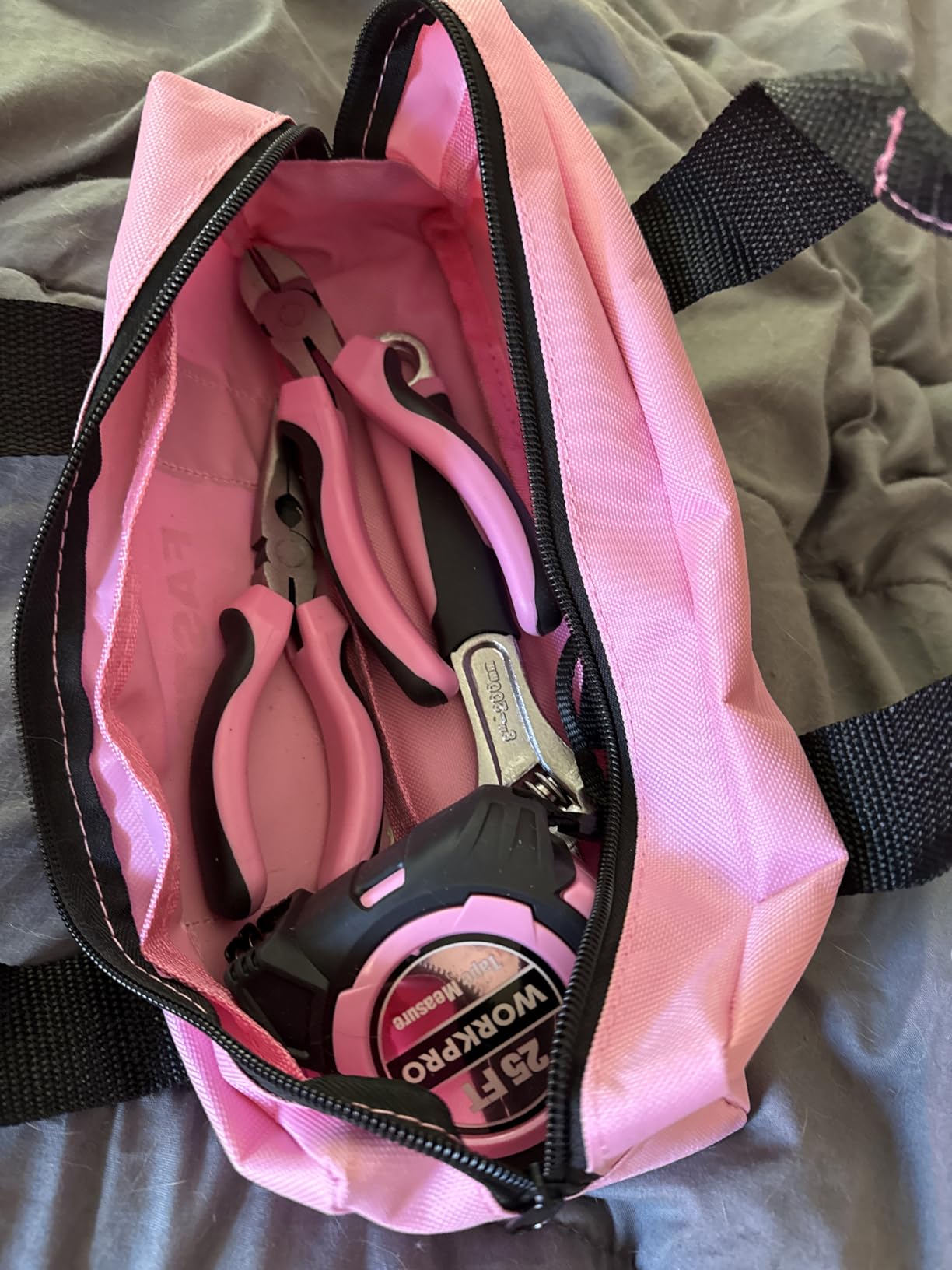 FASTPRO 5-Piece Pliers and Wrench Set with Storage Bag,Green customer photo 2