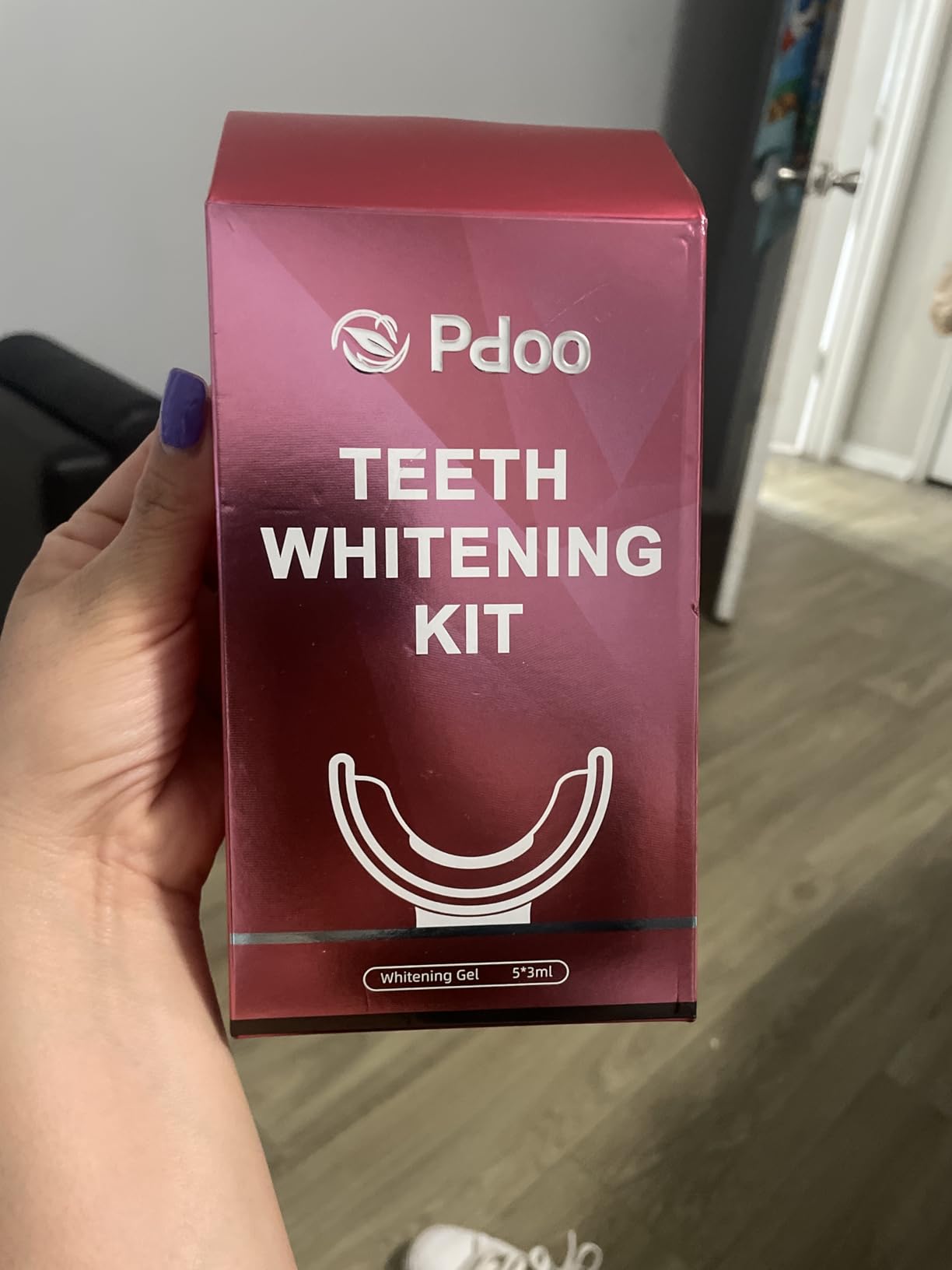 Professional Teeth Whitening Kit with 5 Teeth Whitening Gel customer photo 2