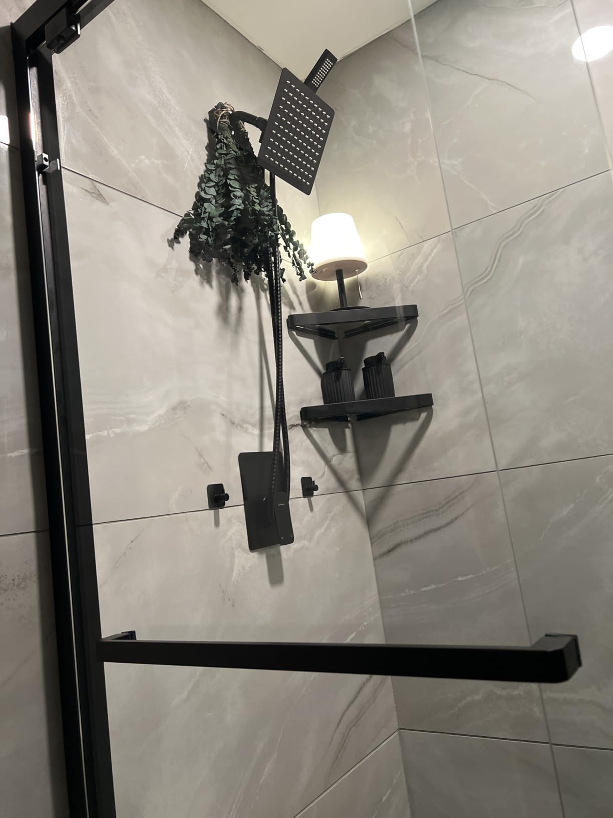 uuffoo Shower Lamp Rechargeable Cordless Light Waterproof for Bathroom Spa customer photo 2