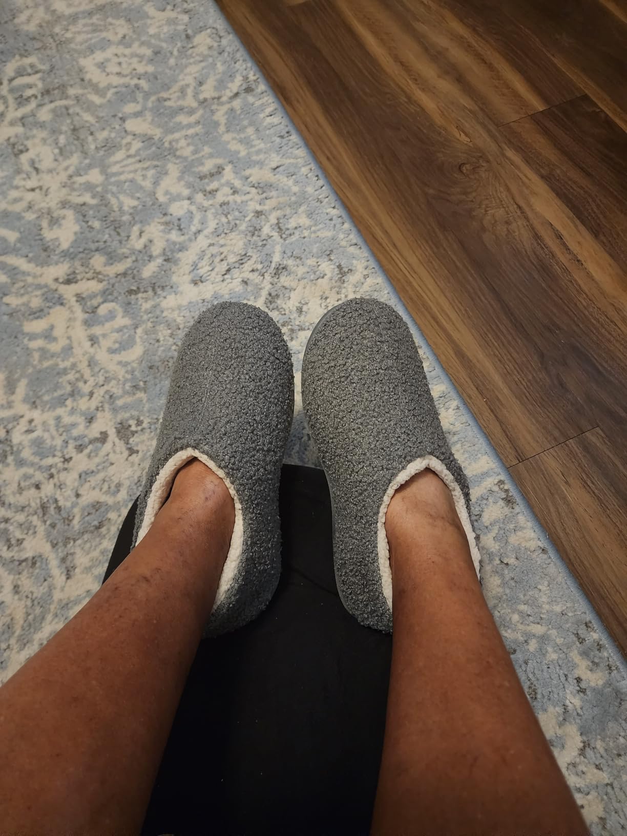 ULTRAIDEAS Women's Memory Foam Slippers Non-Slip Closed Back customer photo 2