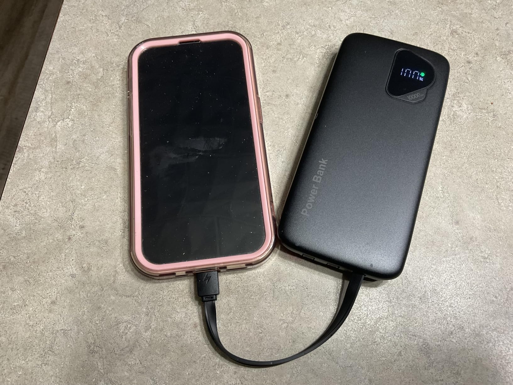 2026 2-Pack 10000mAh Portable Charger Battery Pack with Built in Cables customer photo 1