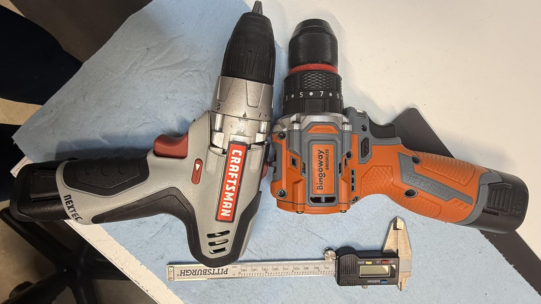 Brushless Cordless Drill Set, 16.8V 4-in-1 Electric Drill Driver with Impact Function, 50 N.m Power Drill Kit with 36 Accessories, 2 Batteries, Metal Chuck, 35 Torque Settings & Toolbox customer photo 1