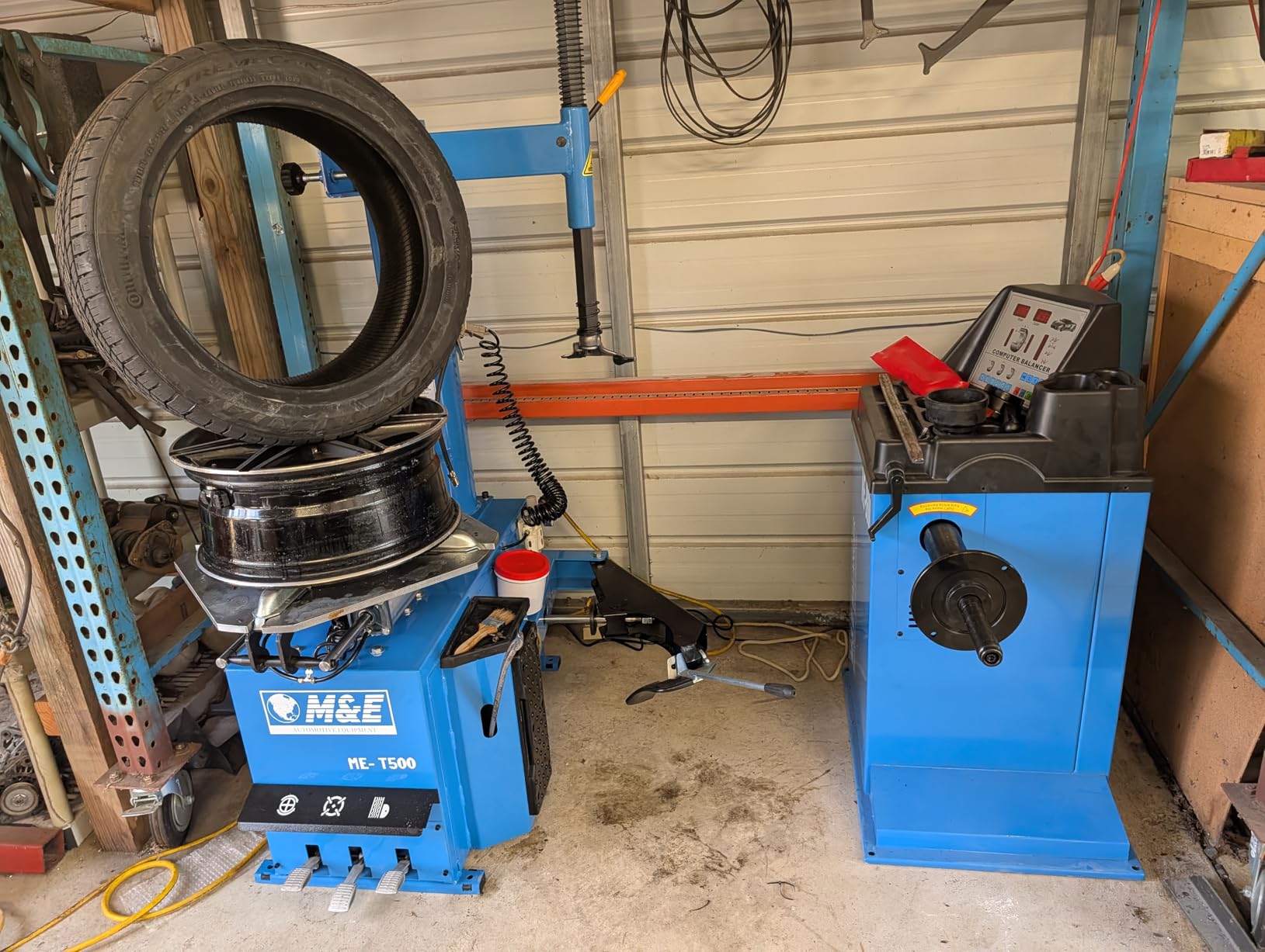 KATOOL ME 2.0HP Tire Machine and Balancer Combo Max Tire Diameter 39