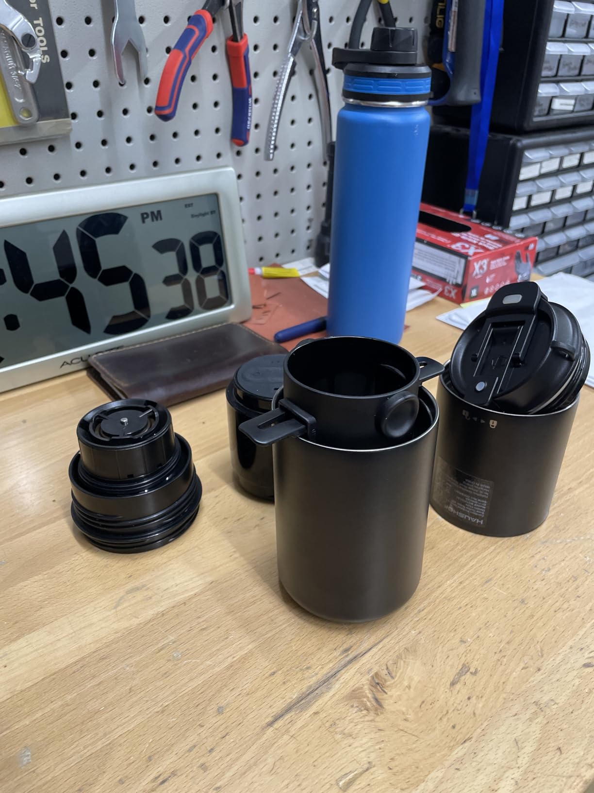 HAUSHOF Camping Coffee Maker, Coffee Grinder for Travel customer photo 1
