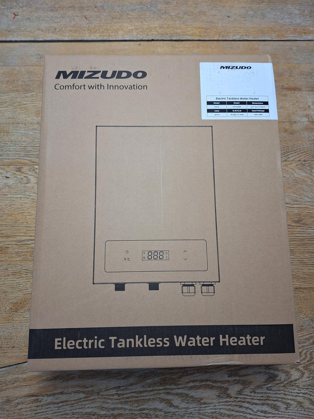 18kW Tankless Water Heater Electric,240V Instant On Demand Hot Water Heater customer photo 2