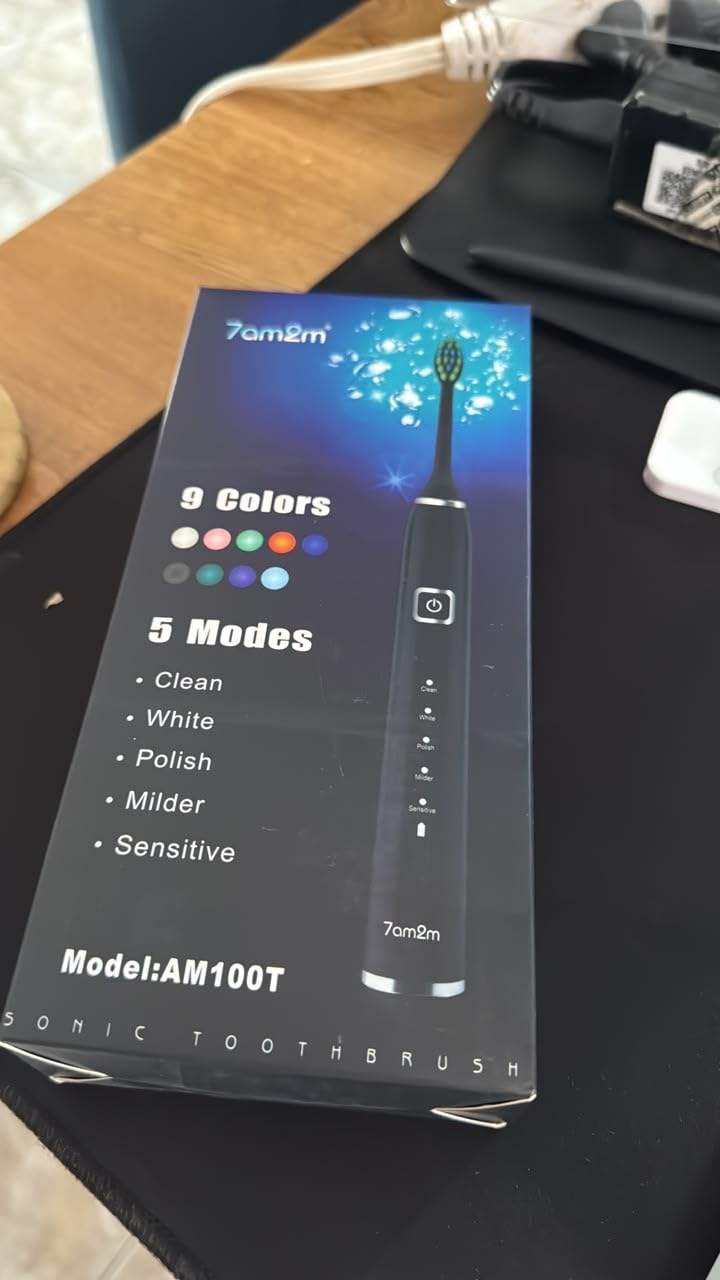 7AM2M Sonic Electric Toothbrush for Adults,Type-C Charging Run for 120 Days customer photo 2