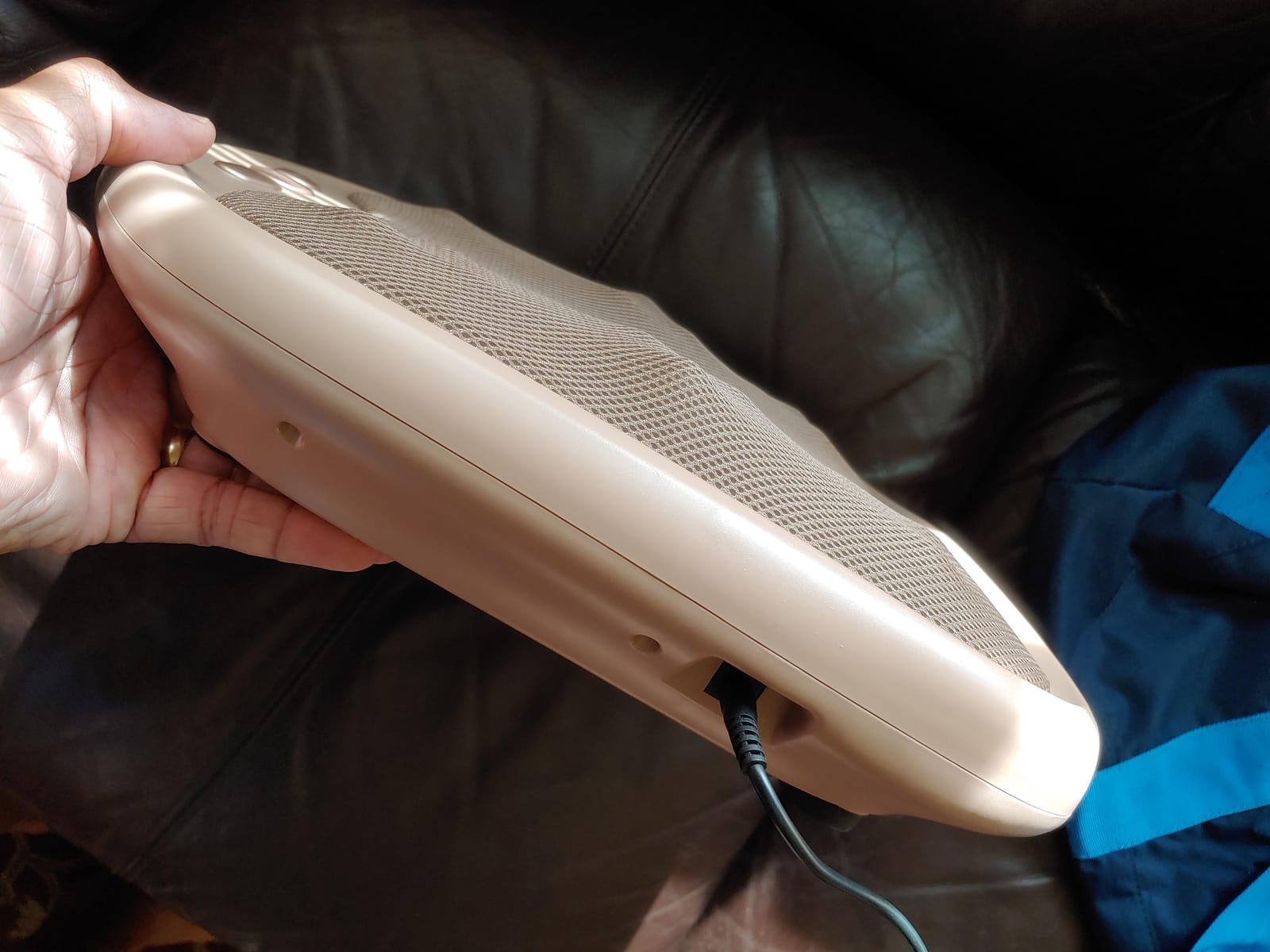 Snailax Cordless Knee Massager with Heat, Red Light & Vibration Knee Wrap customer photo 2