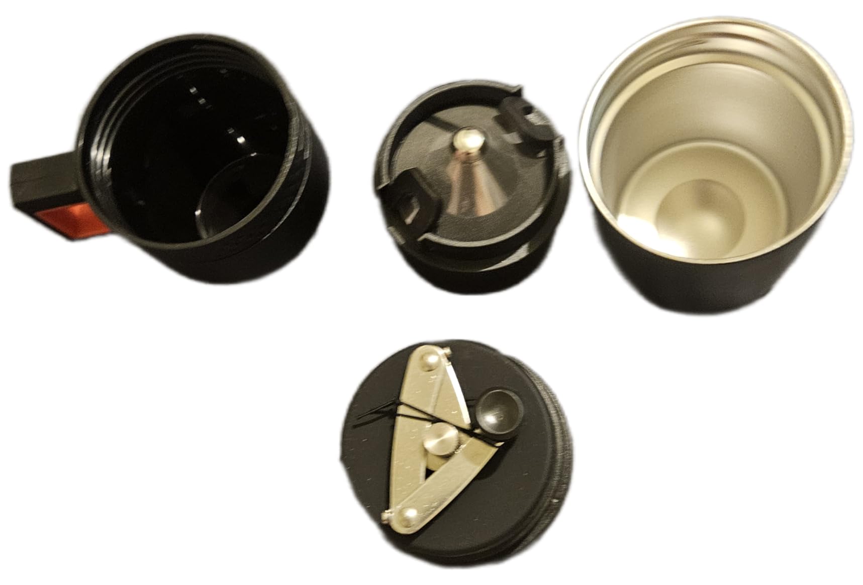 Manual Coffee Grinder for Camping and Travel, Portable Pour Over Brewer Kit customer photo 1