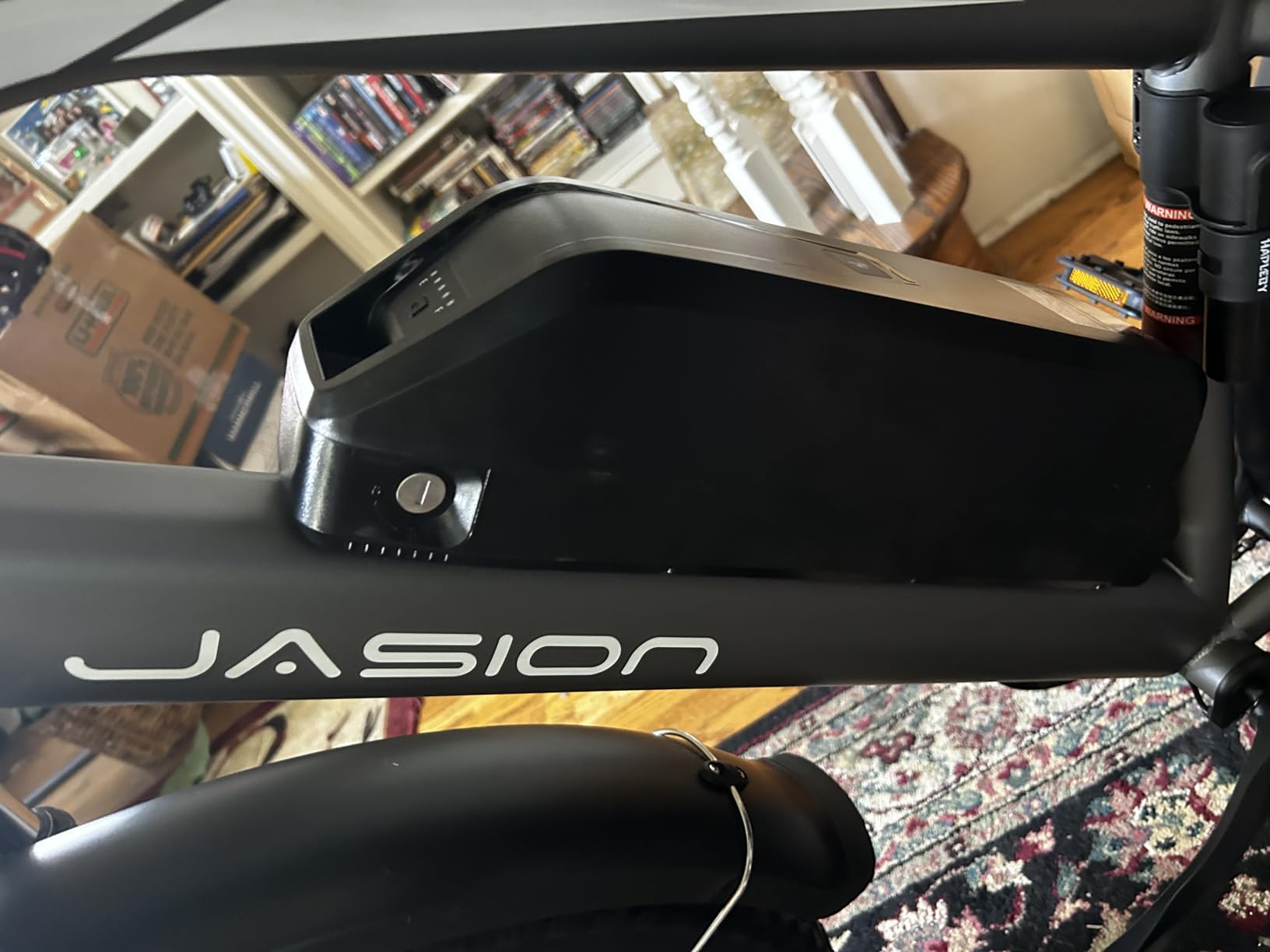 Jasion EB5 MAX Electric Bike for Adults with 2000W Peak Motor, 48V 15Ah (720Wh) Battery Electric Mountain Bike, 26'' x 4'' Fat Tire Ebike, 28+MPH Speed, Cruise Control, with Fenders, Rear Rack customer photo 2