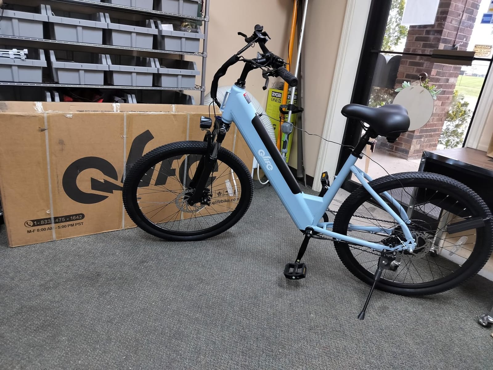 Qlife Cityone Electric Bike for Adults & Teens, Step-Through Commuter Ebike, 1000W Peak Motor, 55-Mile Range, 48V Removable Battery, 26-Inch City Tires, 7-Speed customer photo 1