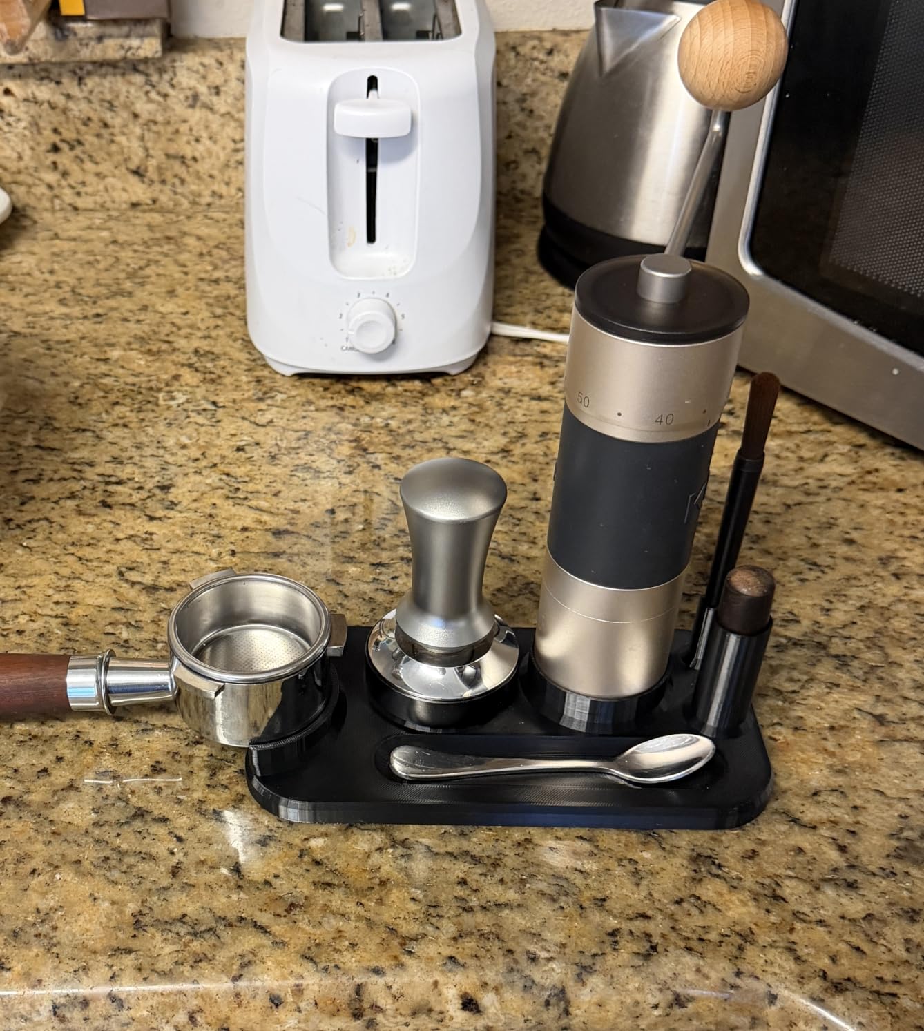 【Sliver】KINGrinder K6 Manual Coffee Grinder Straight Handle Stainless Burr | Supports grind settings for various brewing methods such as pour-over and espresso customer photo 2