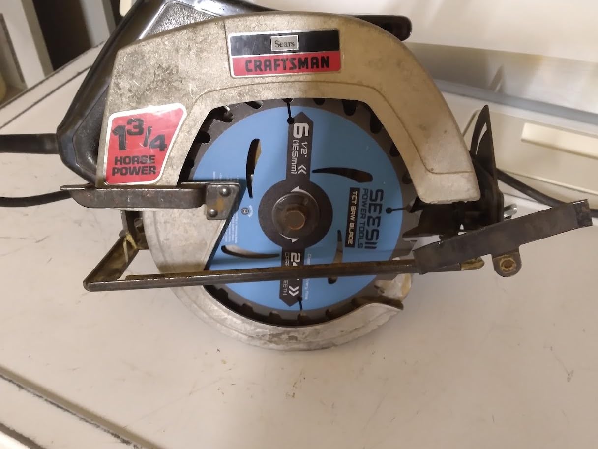 SEESII Brushless Cordless Circular Saw with 2×4.0Ah Batteries & Charger customer photo 1