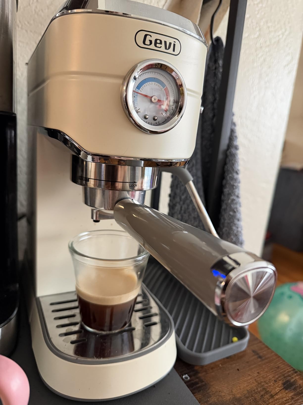 Gevi 20 Bar Espresso Machine with Conical Burr Anti-Static Coffee Grinder customer photo 2
