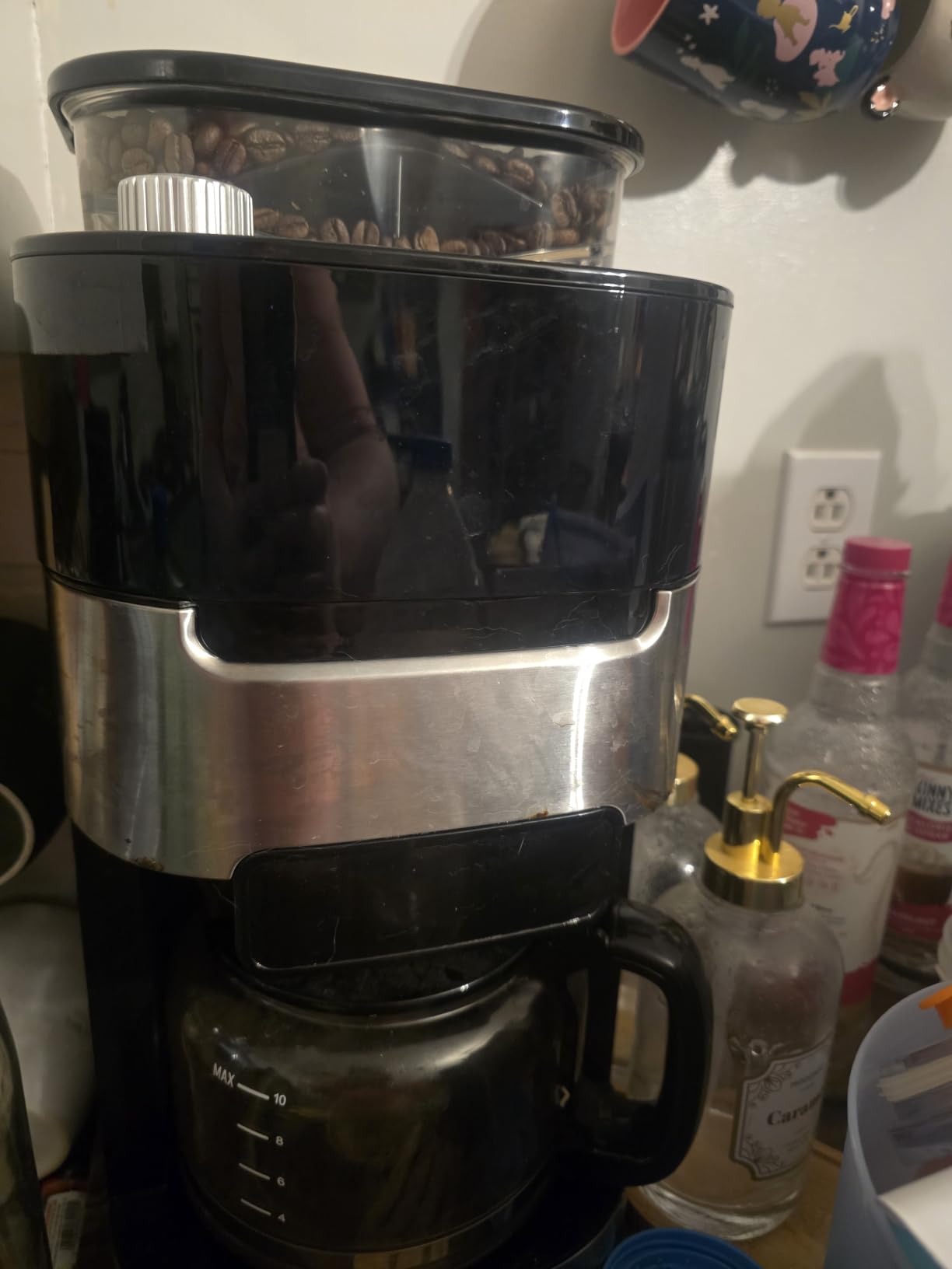 Electactic 10 Cup Coffee Maker with Grinder, Grind and Brew Coffee Machine customer photo 1
