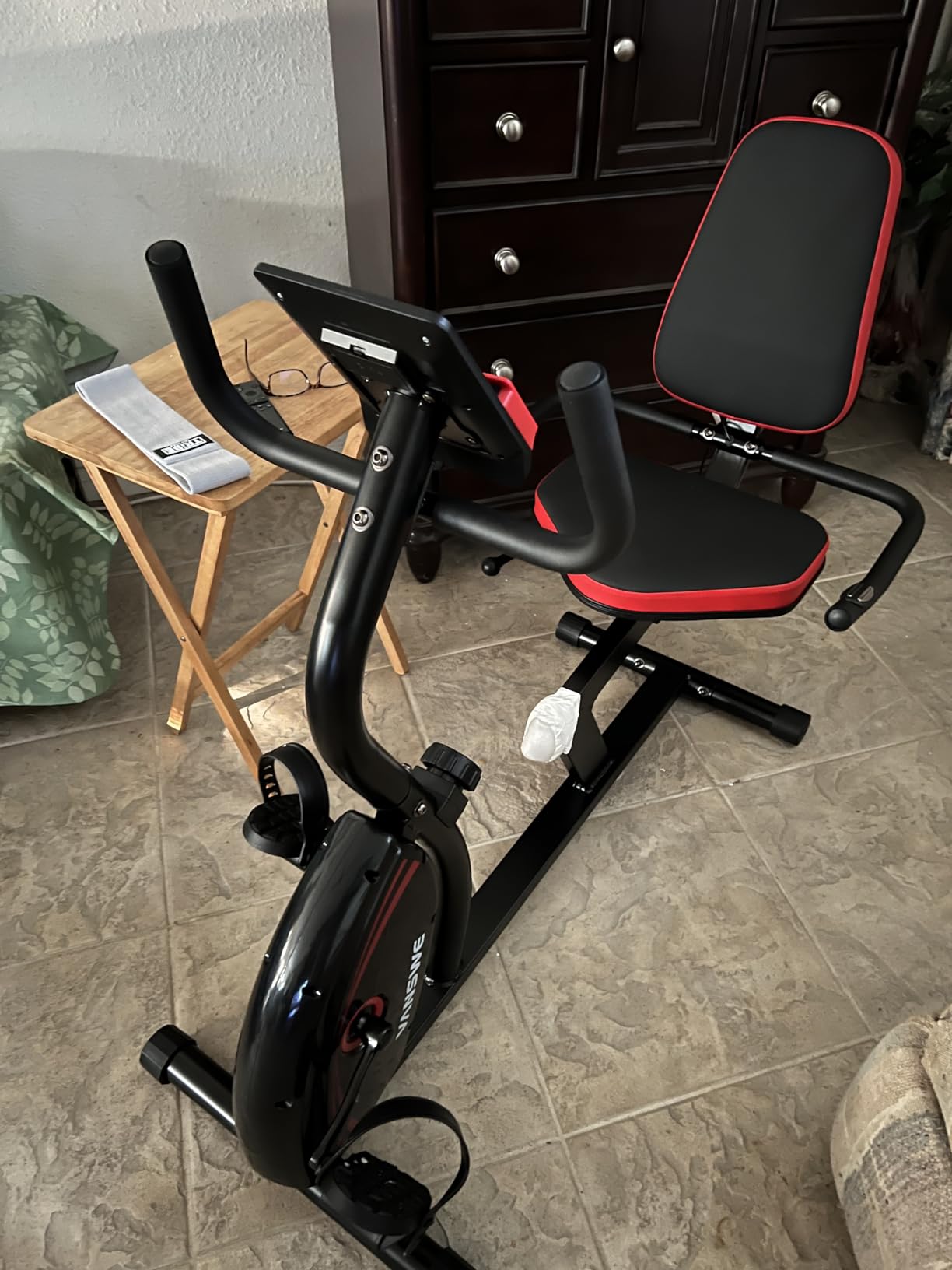 VANSWE Recumbent Exercise Bike for Home Seniors with 380 LB Weight Capacity customer photo 2