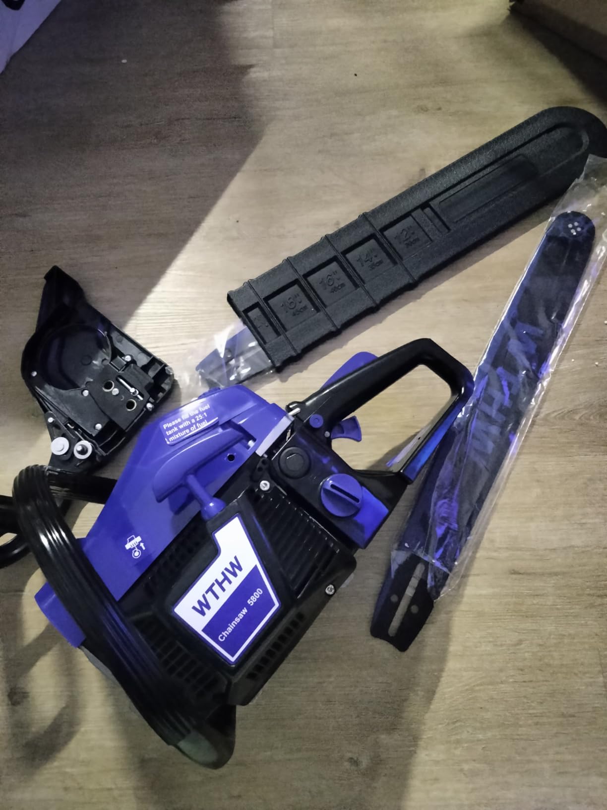 58 cc Gas Chainsaw, 20 in & 18 in Quick-Switch Bars, 2 Chains customer photo 1