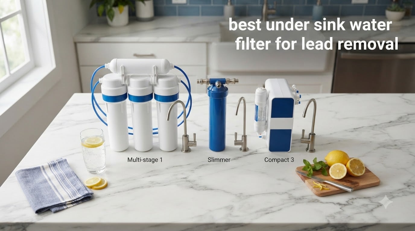 best under sink water filter for lead removal