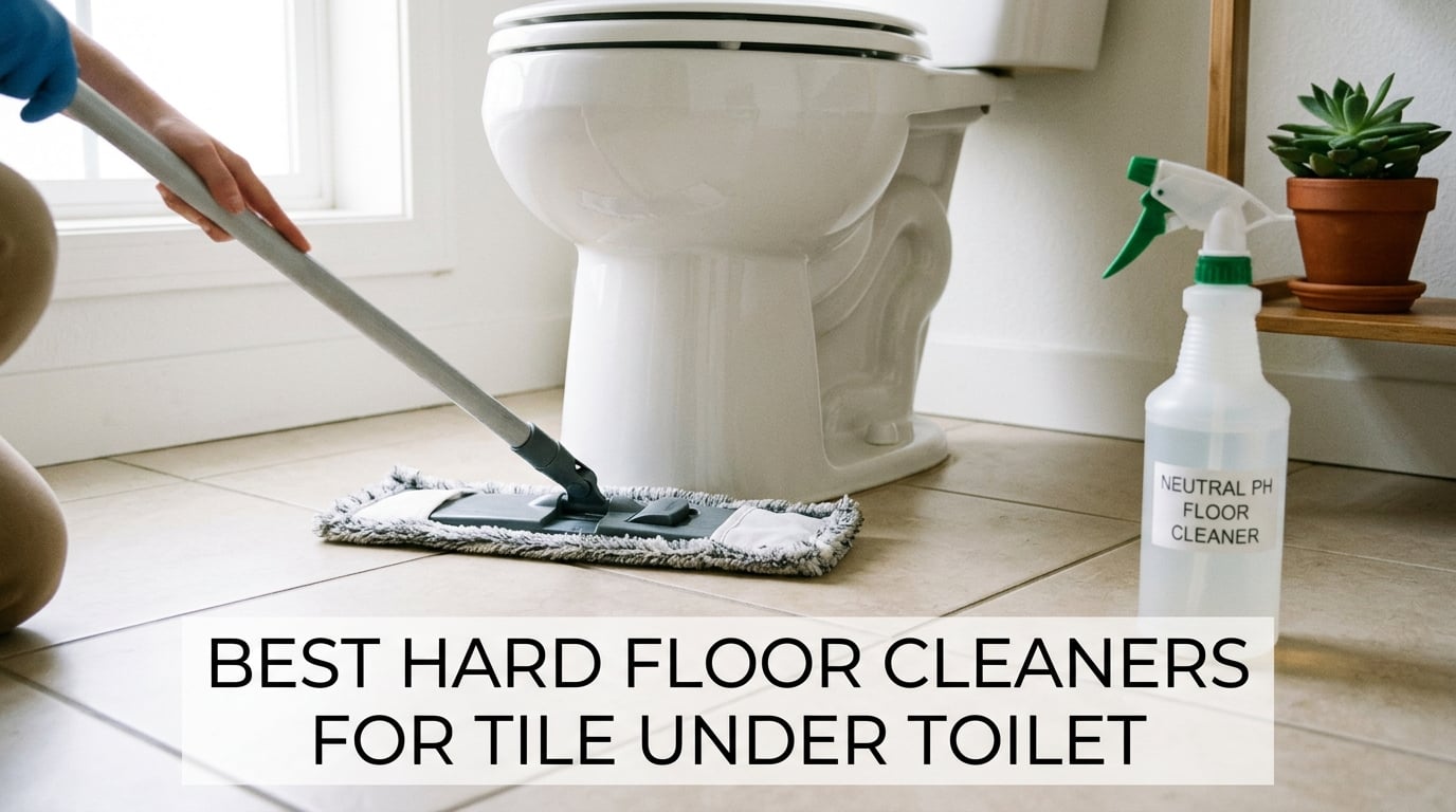 best hard floor cleaners for tile under toilet