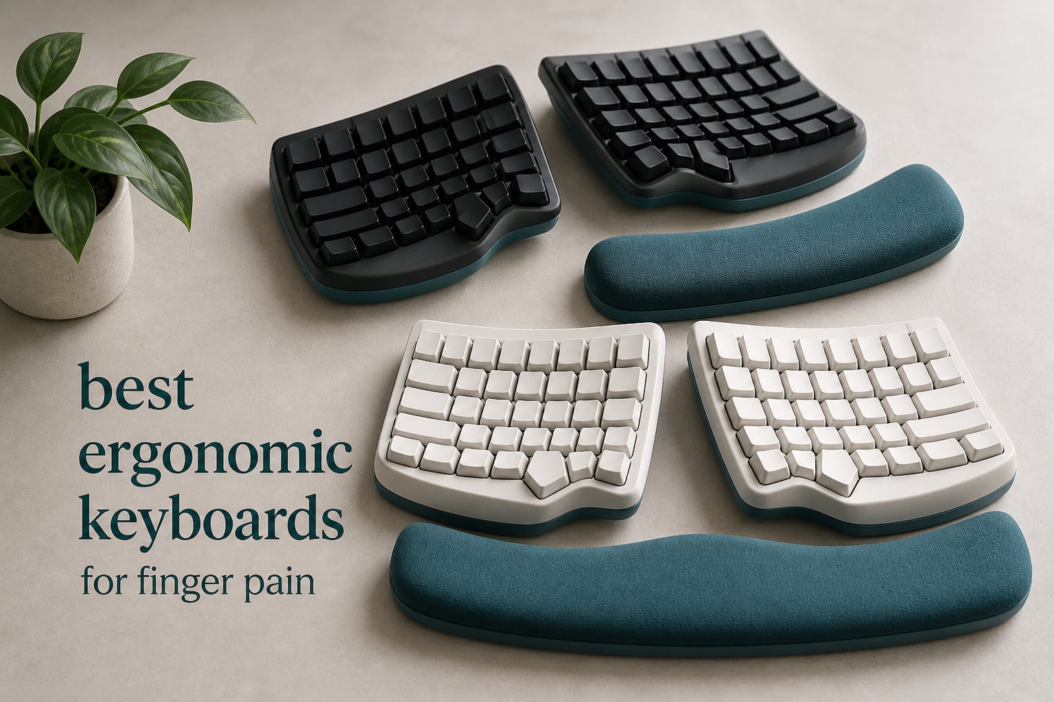 best ergonomic keyboards for finger pain