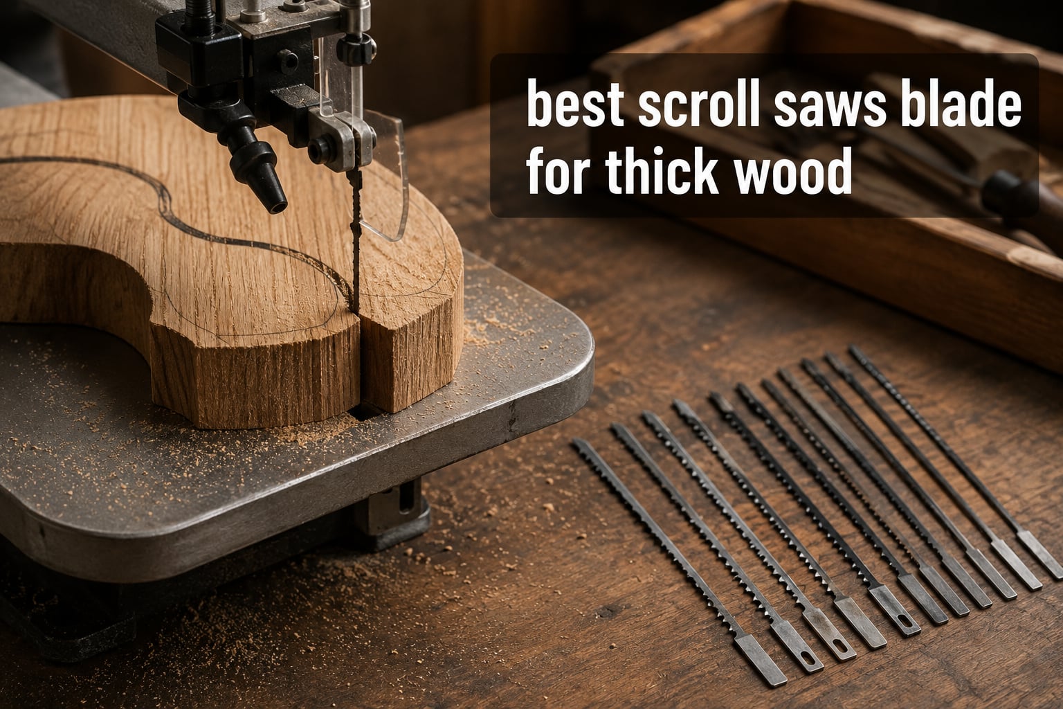 best scroll saws blade for thick wood