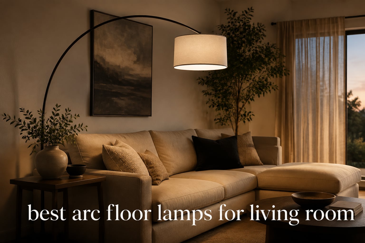 best arc floor lamps for living room
