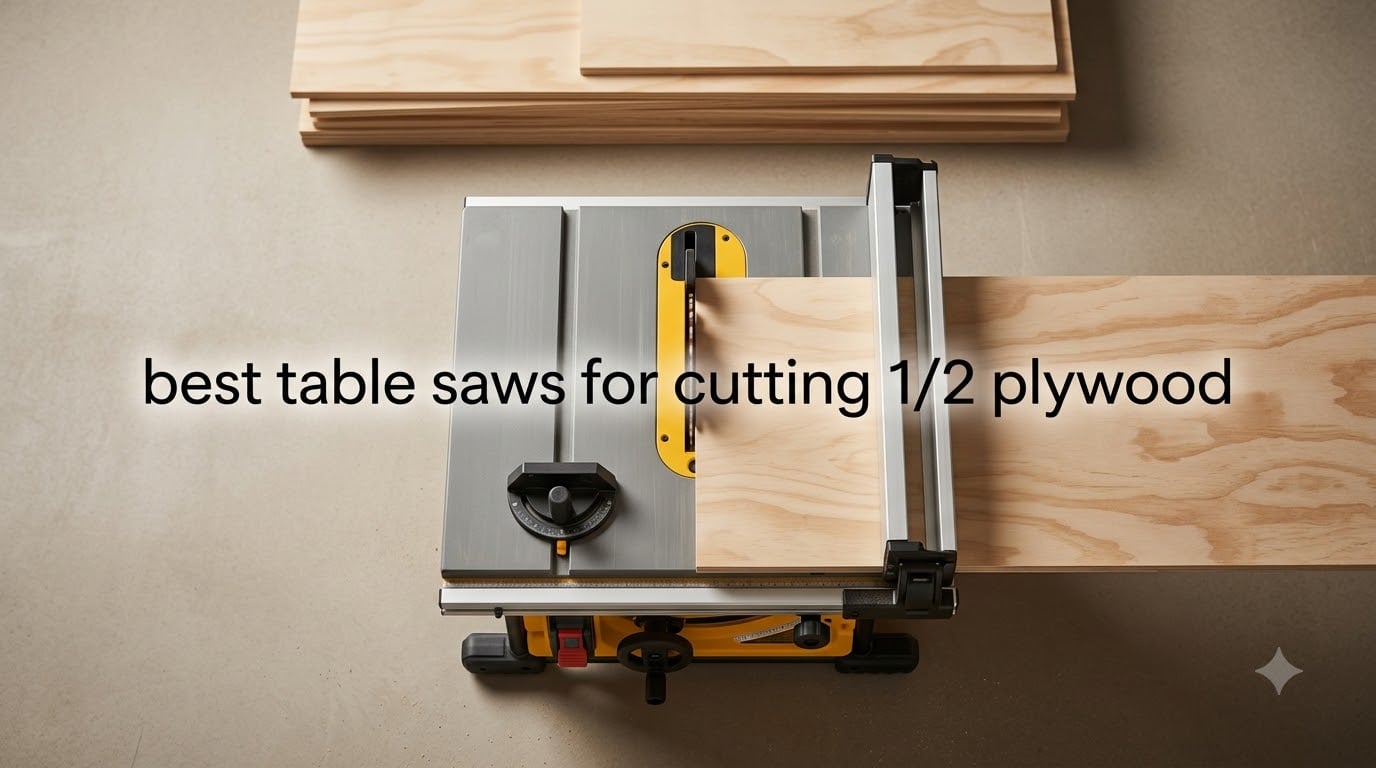 best table saws for cutting 1/2 plywood
