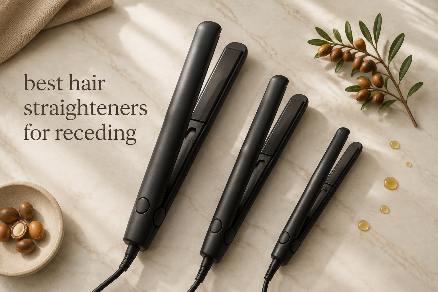 best hair straighteners for receding