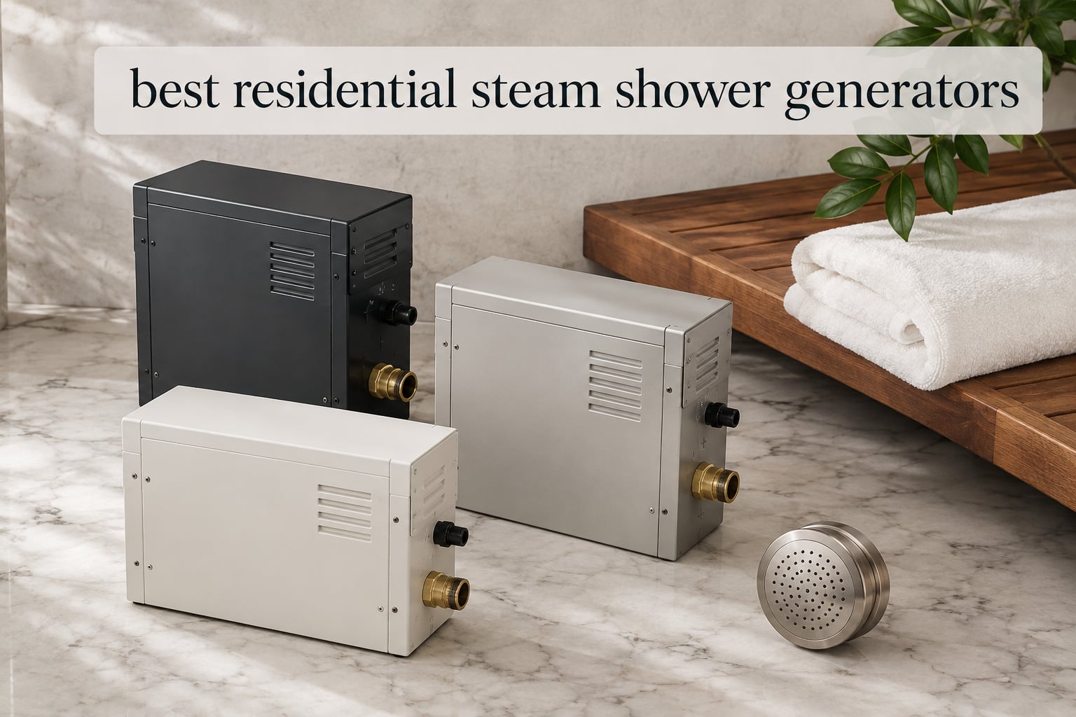 best residential steam shower generators
