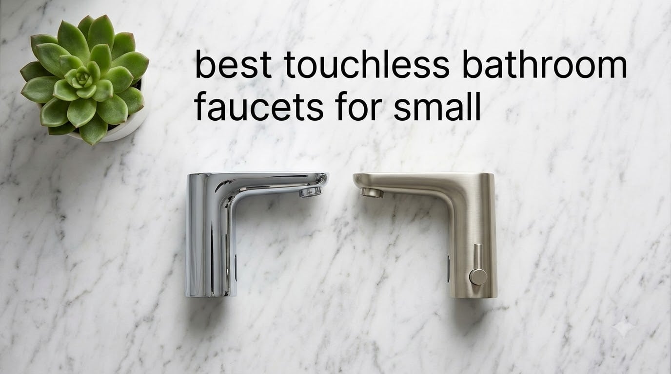 best touchless bathroom faucets for small