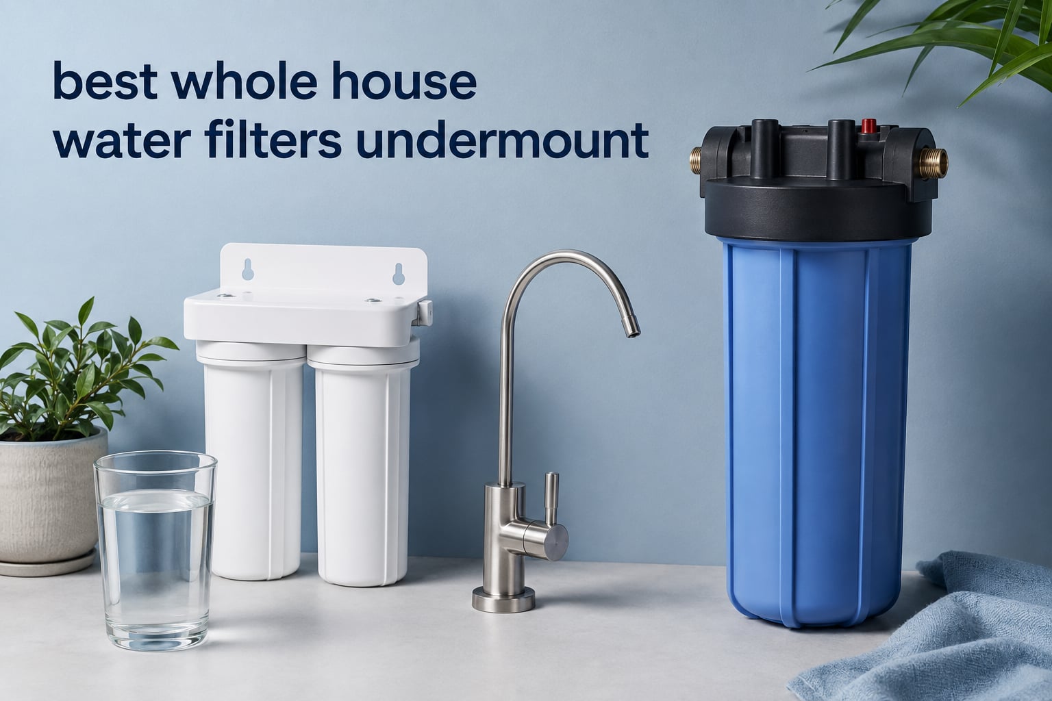 best whole house water filters undermount