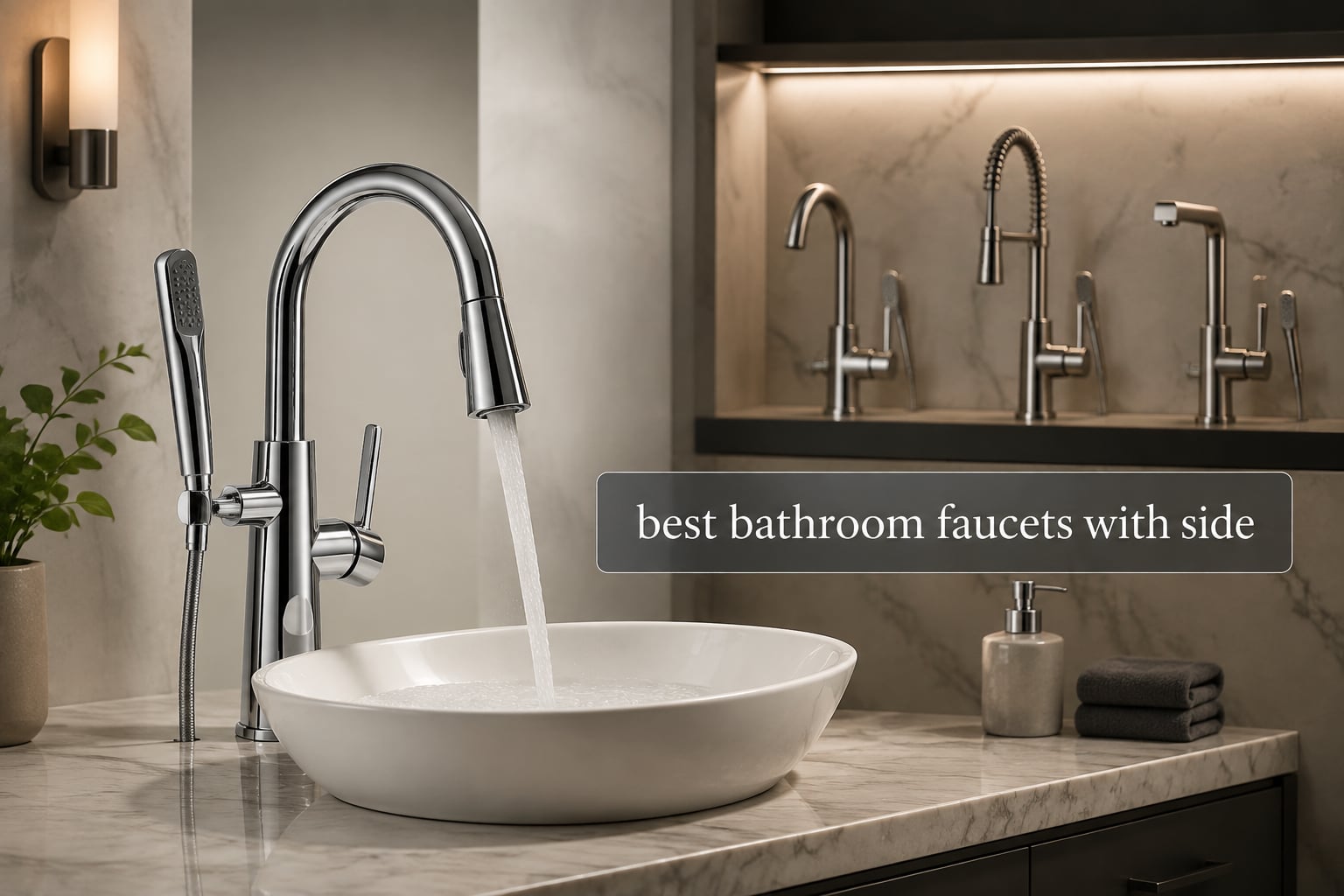 best bathroom faucets with side