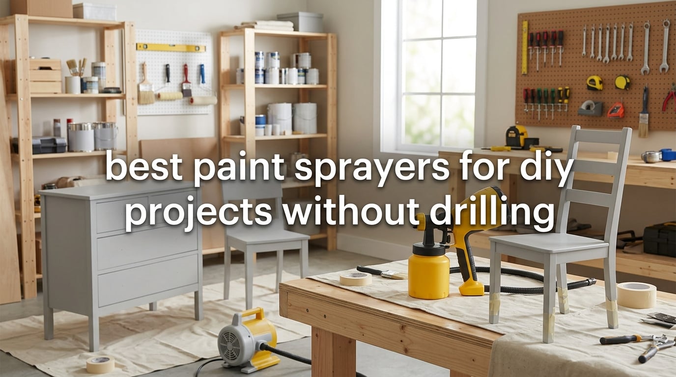 best paint sprayers for diy projects without drilling