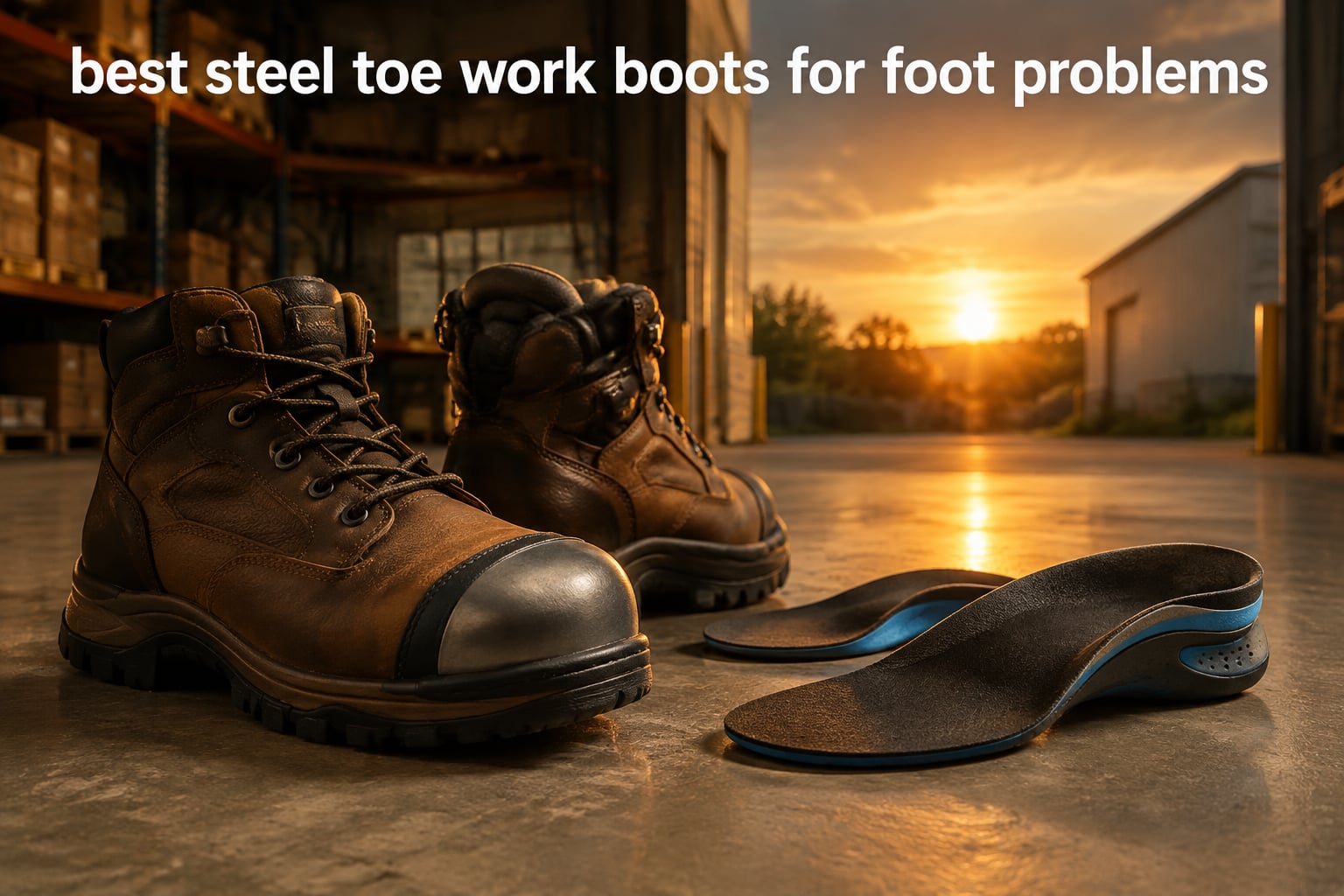 best steel toe work boots for foot problems