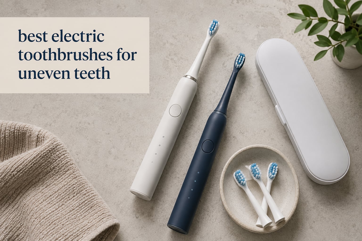 best electric toothbrushes for uneven teeth